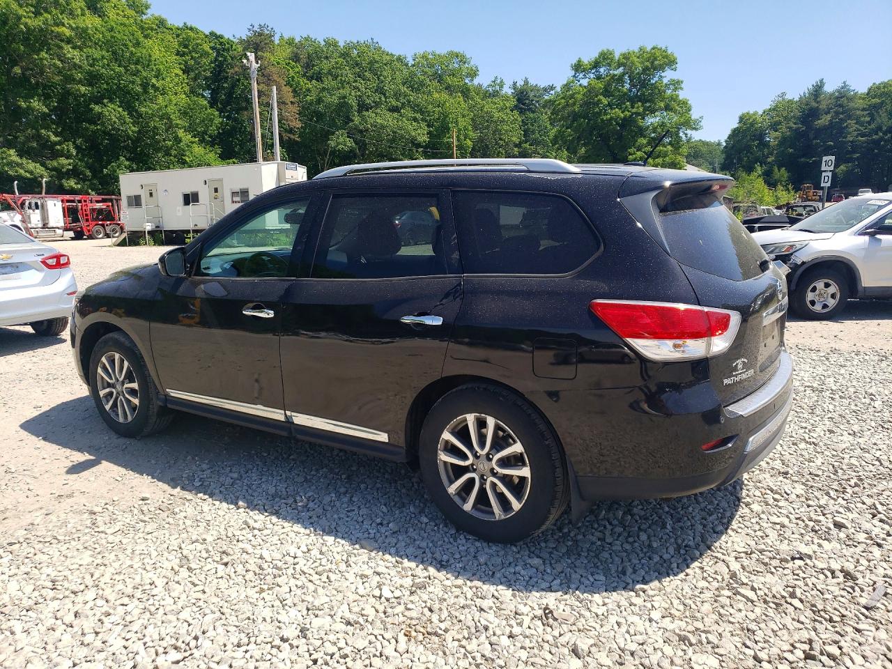 2015 Nissan Pathfinder Sl Black vin: 5N1AR2MM3FC603224