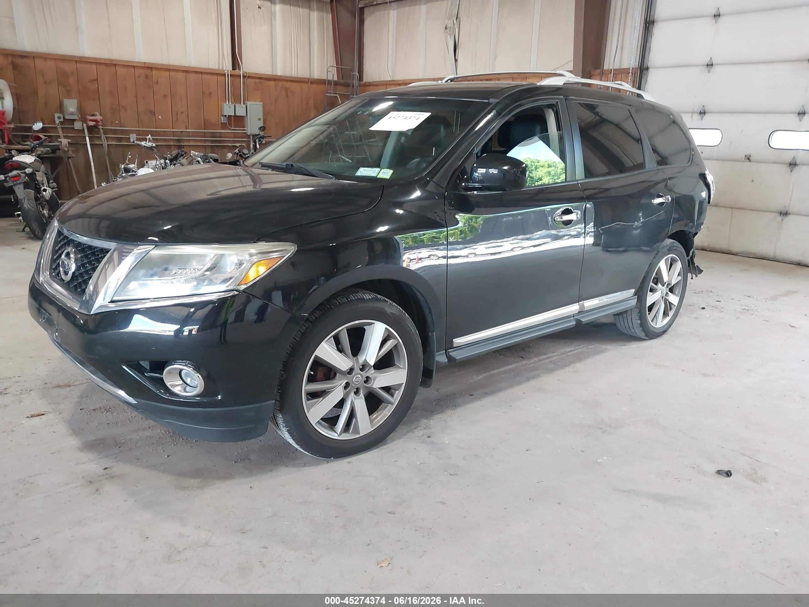 2015 Nissan Pathfinder Platinum Black vin: 5N1AR2MM3FC605118