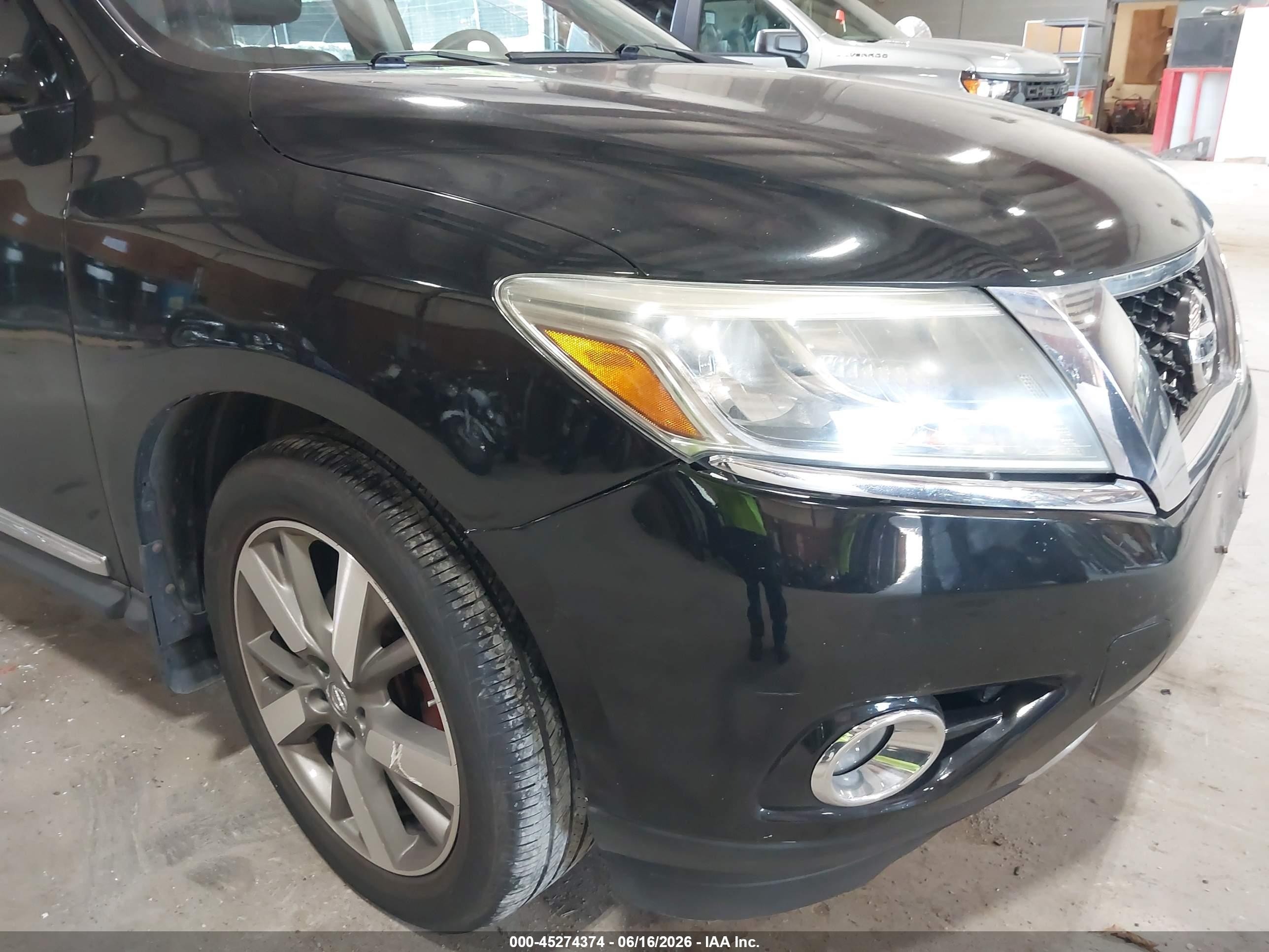 2015 Nissan Pathfinder Platinum Black vin: 5N1AR2MM3FC605118