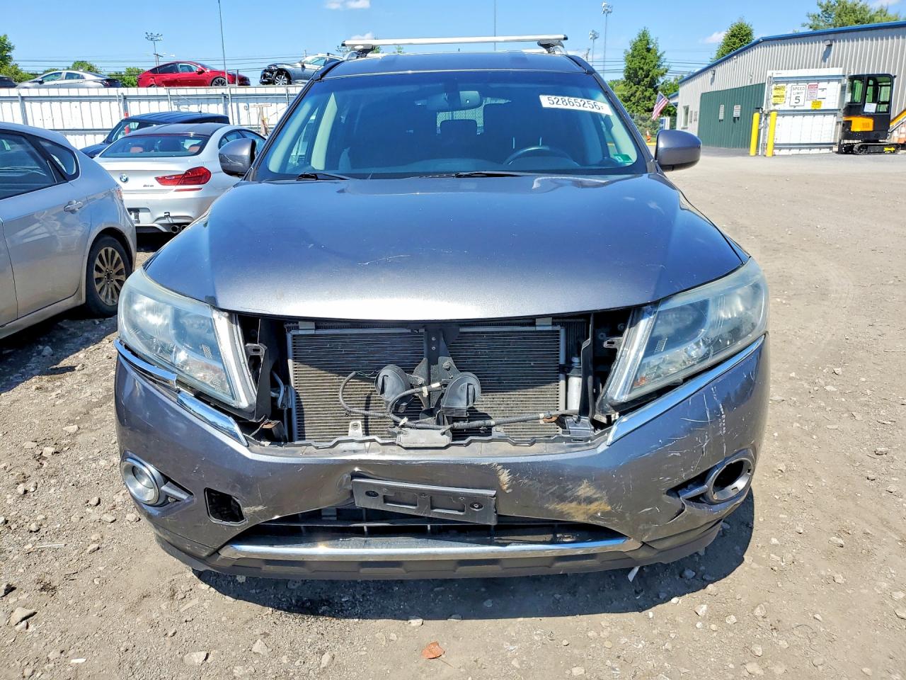 2015 Nissan Pathfinder Sv Gray vin: 5N1AR2MM3FC606852