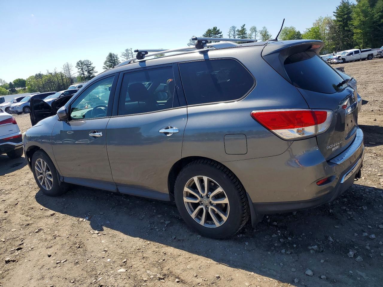 2015 Nissan Pathfinder Sv Gray vin: 5N1AR2MM3FC606852