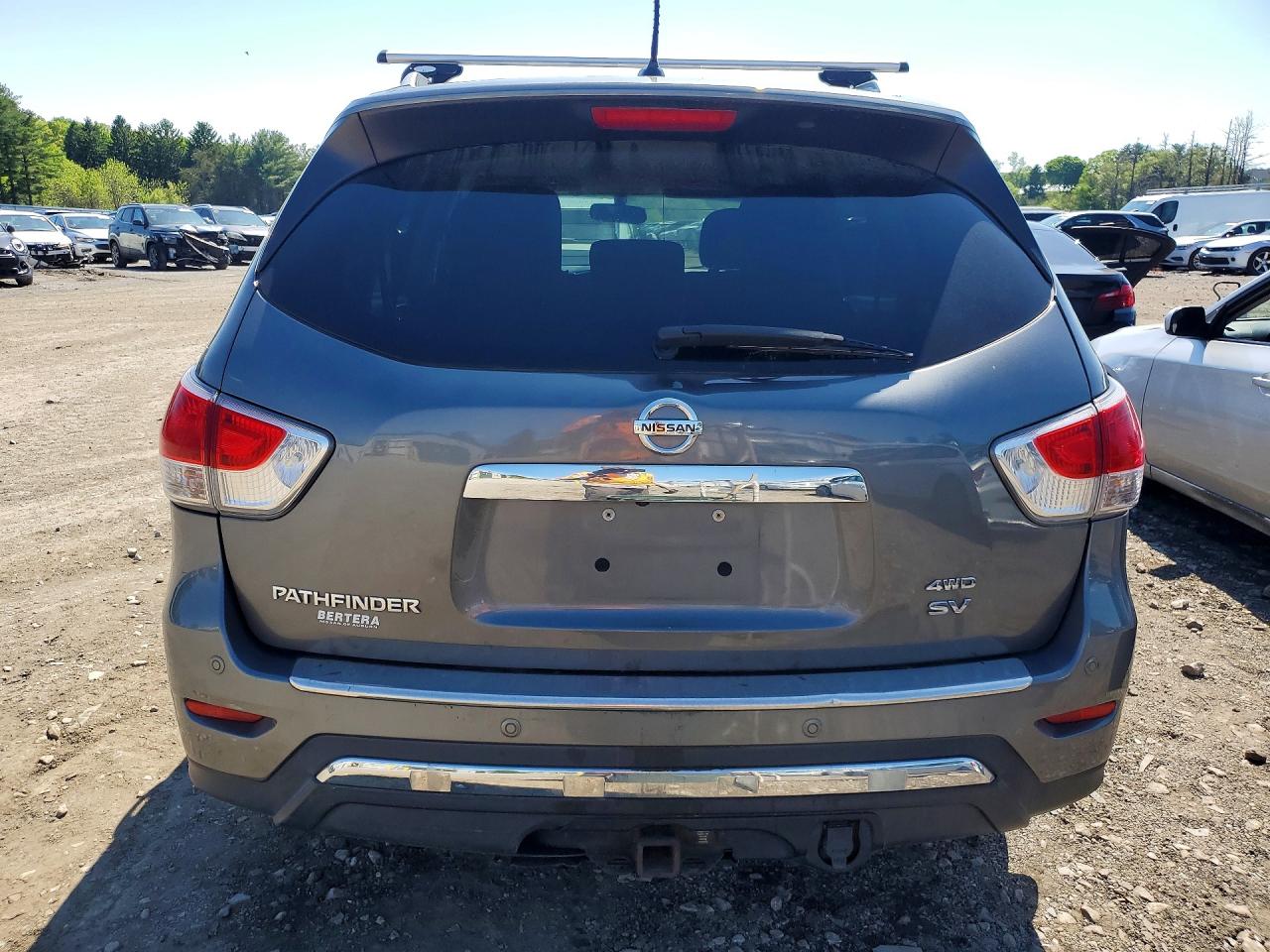 2015 Nissan Pathfinder Sv Gray vin: 5N1AR2MM3FC606852