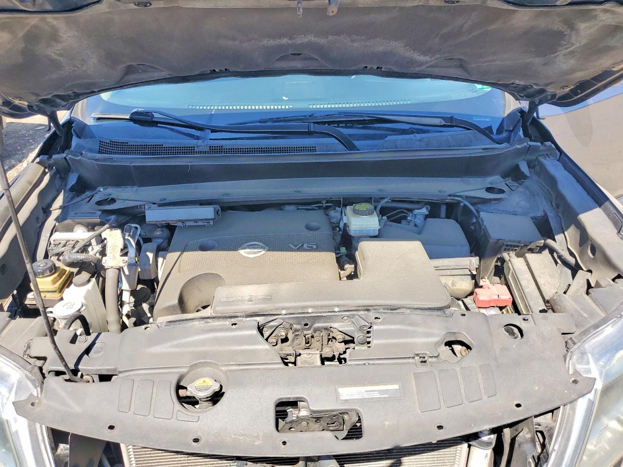 2015 Nissan Pathfinder Sv Gray vin: 5N1AR2MM3FC606852