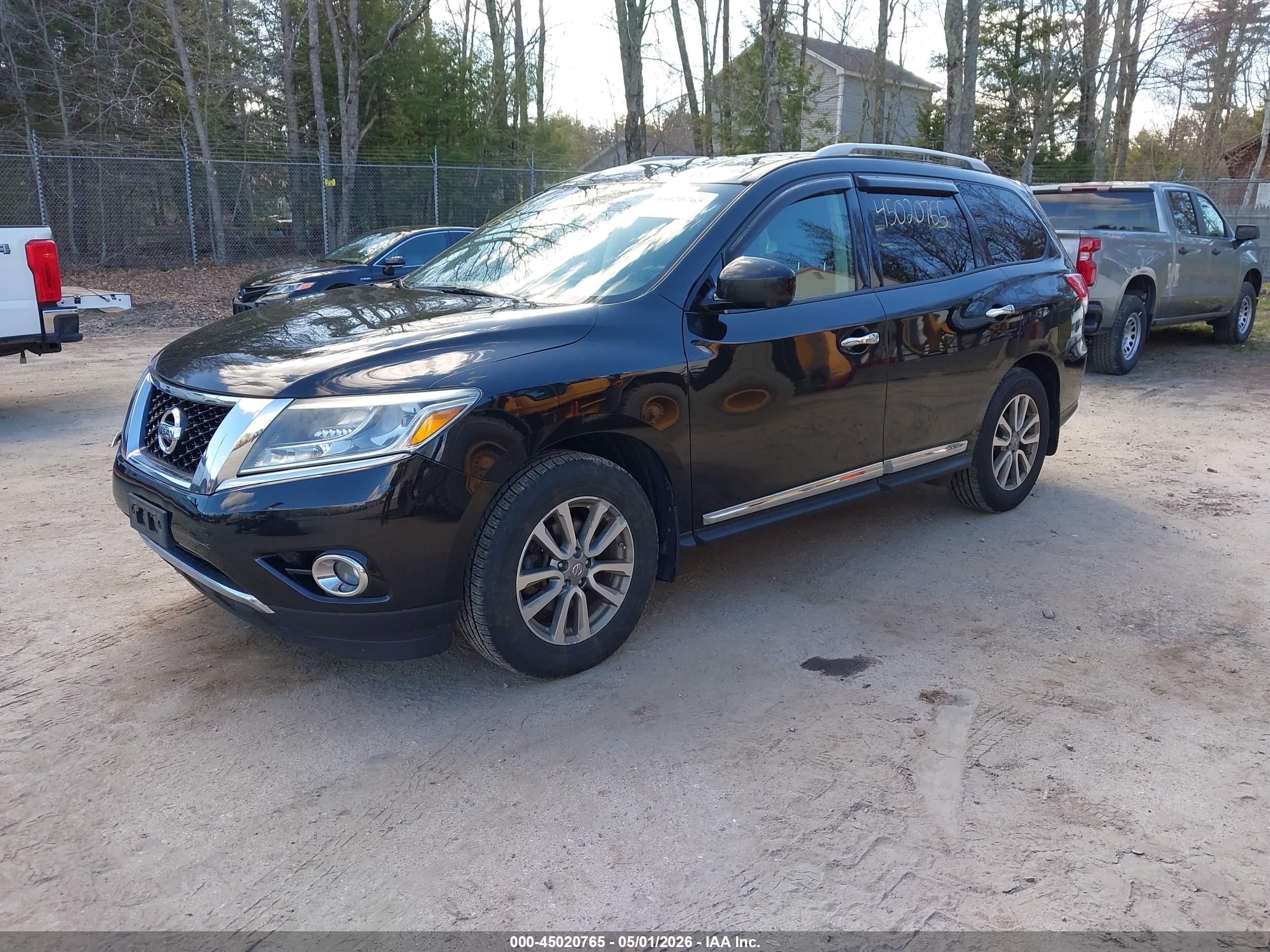 2015 Nissan Pathfinder Sl Черный vin: 5N1AR2MM3FC611999