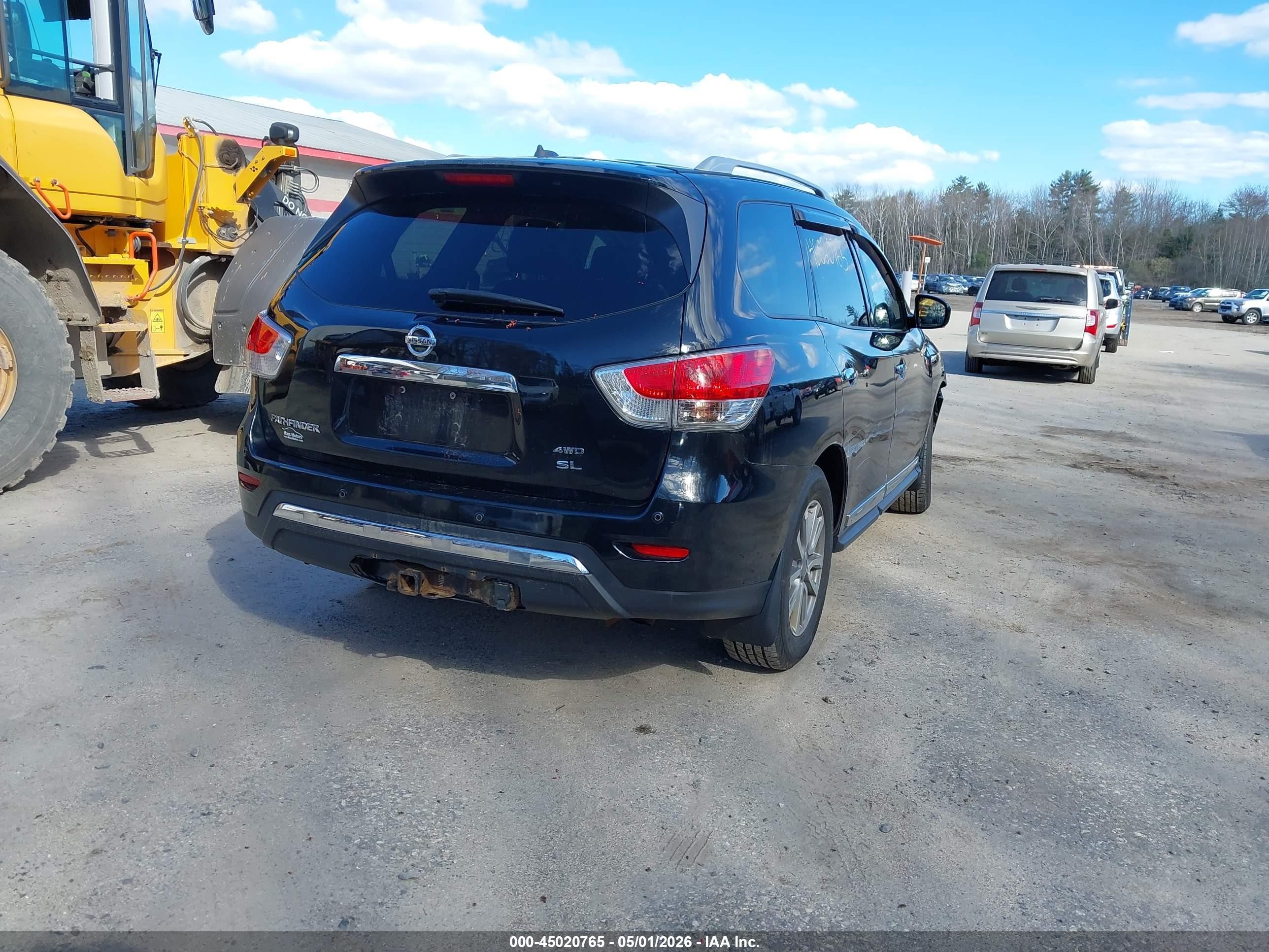 2015 Nissan Pathfinder Sl Черный vin: 5N1AR2MM3FC611999