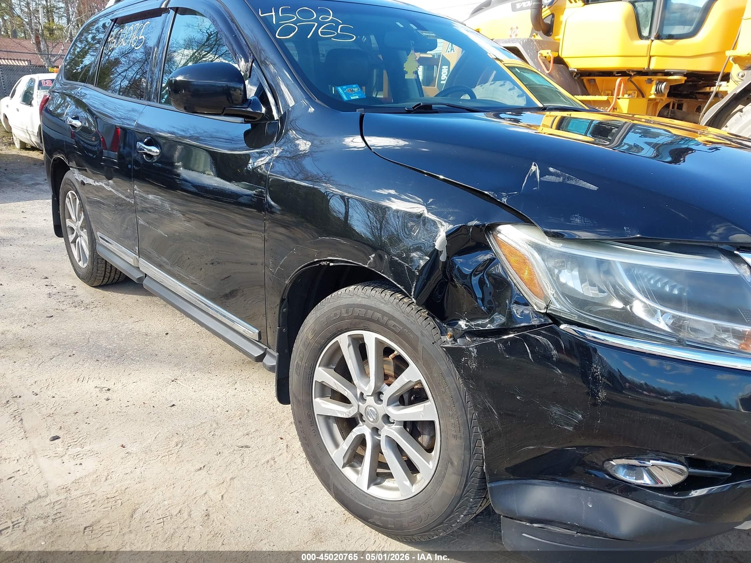 2015 Nissan Pathfinder Sl Черный vin: 5N1AR2MM3FC611999