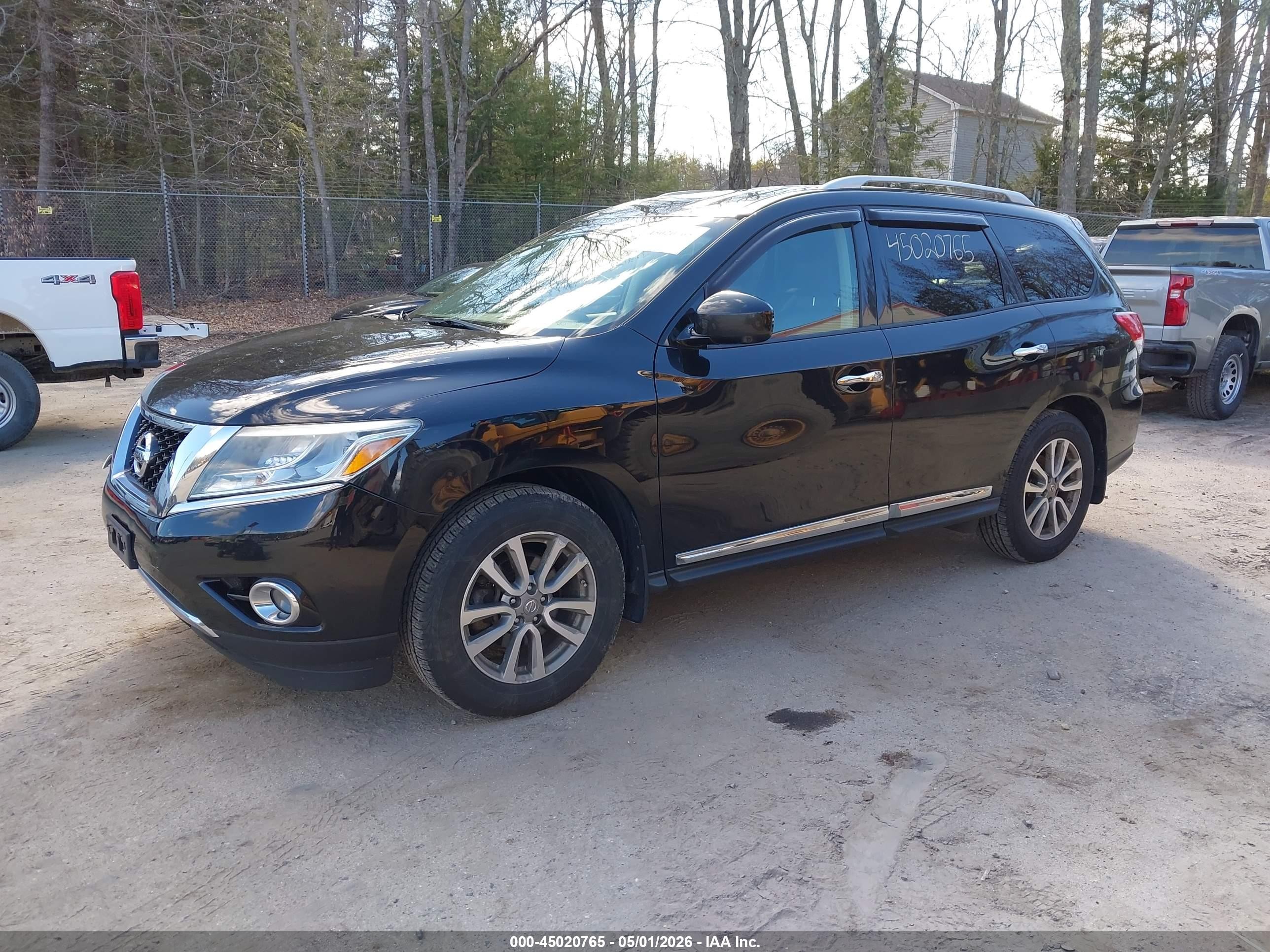 2015 Nissan Pathfinder Sl Черный vin: 5N1AR2MM3FC611999