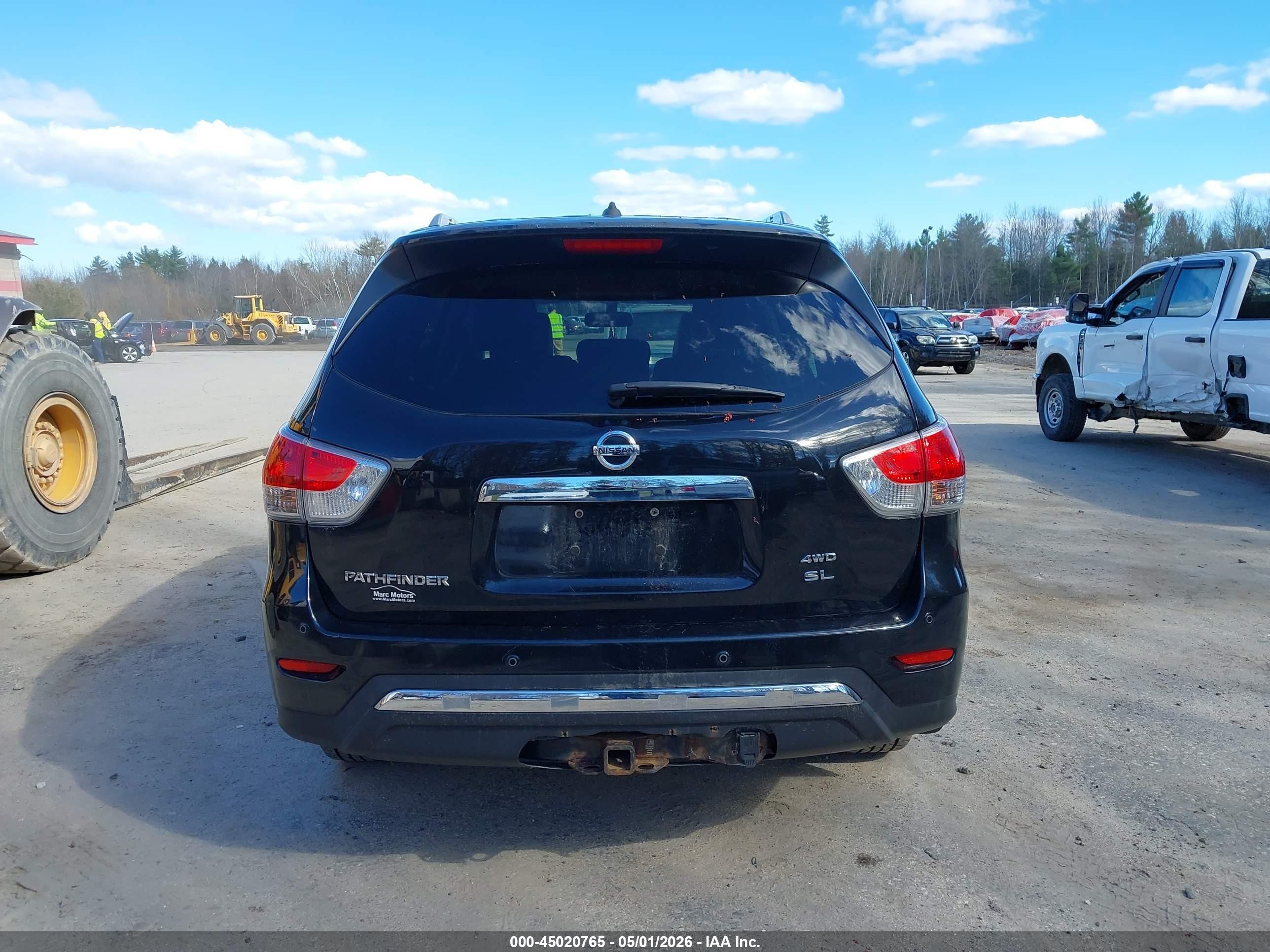 2015 Nissan Pathfinder Sl Черный vin: 5N1AR2MM3FC611999