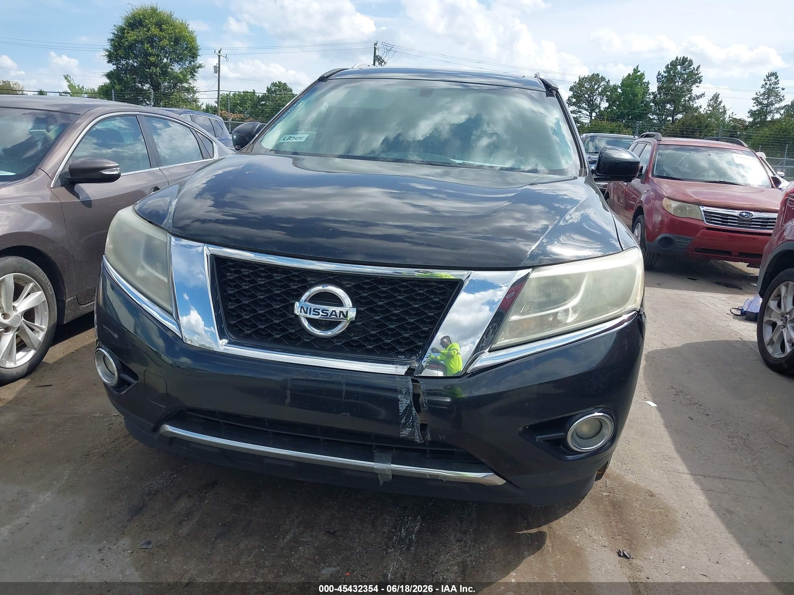 2015 Nissan Pathfinder Platinum Black vin: 5N1AR2MM3FC612148