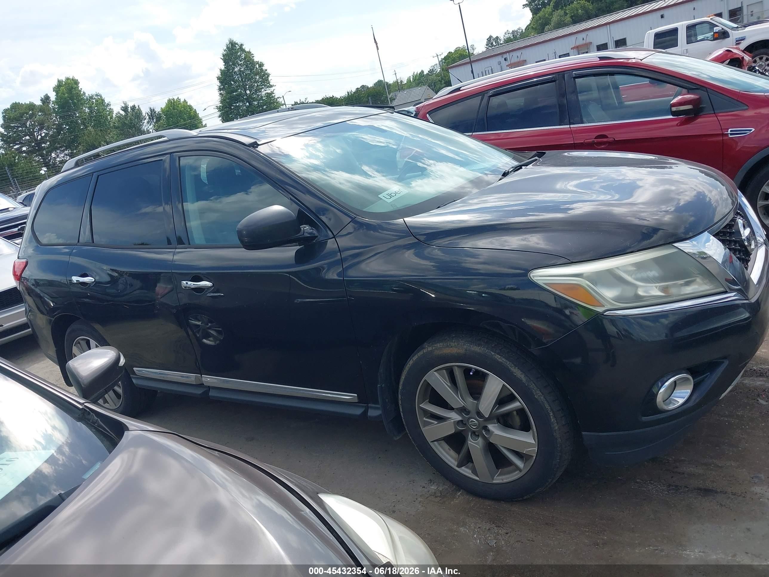 2015 Nissan Pathfinder Platinum Black vin: 5N1AR2MM3FC612148