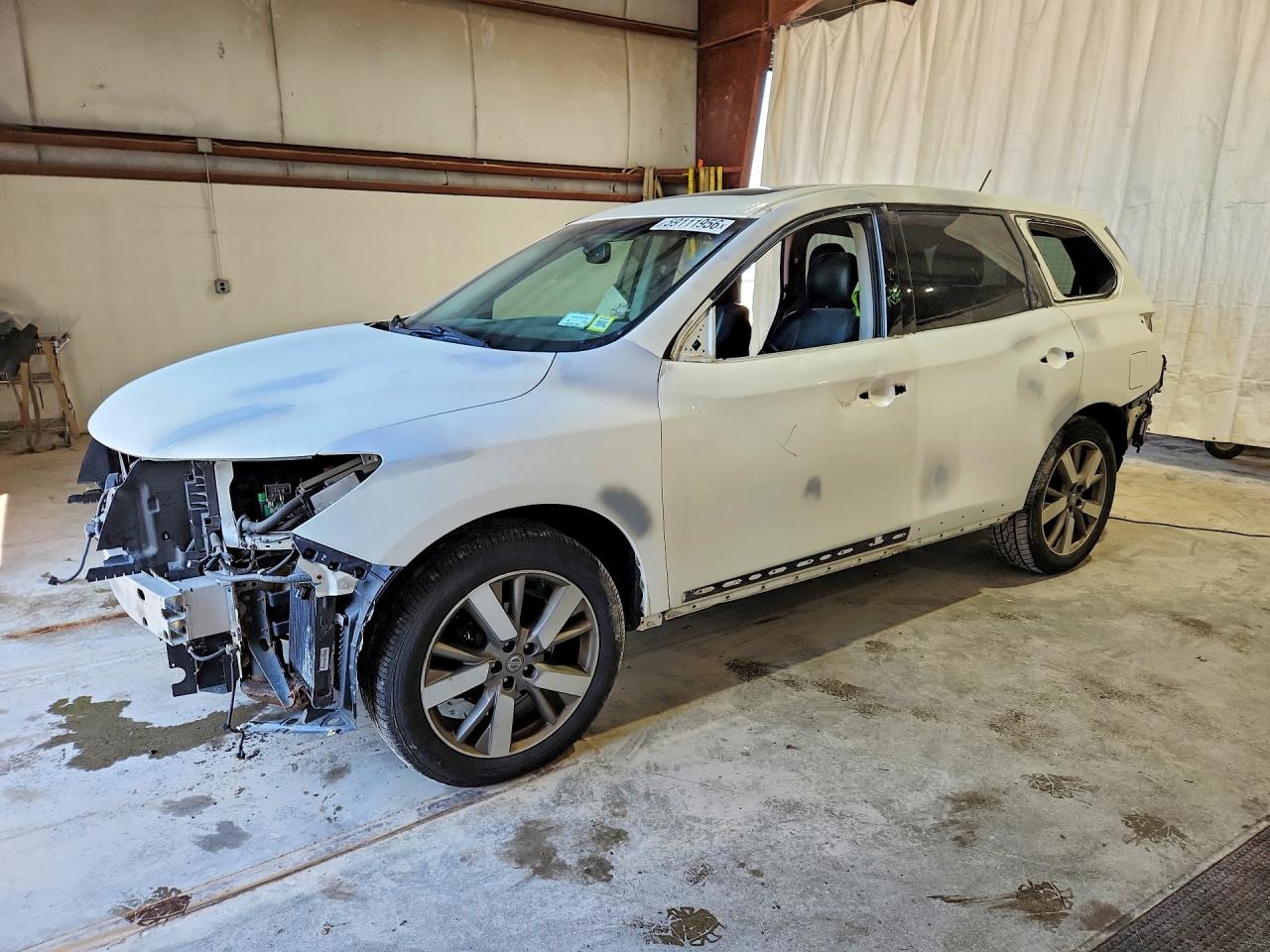 2015 Nissan Pathfinder S/sv/sl/platinum White vin: 5N1AR2MM3FC618855