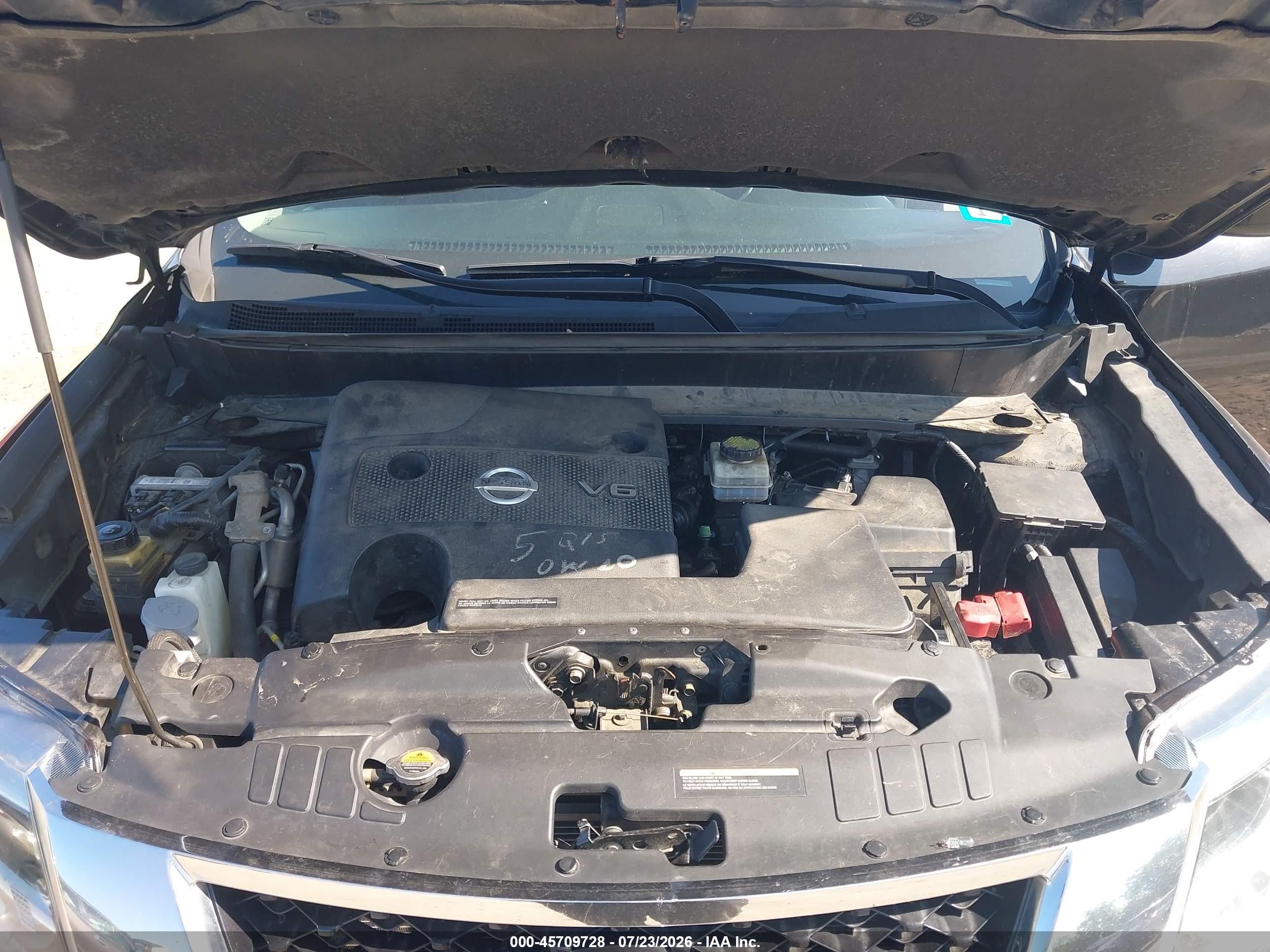 2015 Nissan Pathfinder S Black vin: 5N1AR2MM3FC619472
