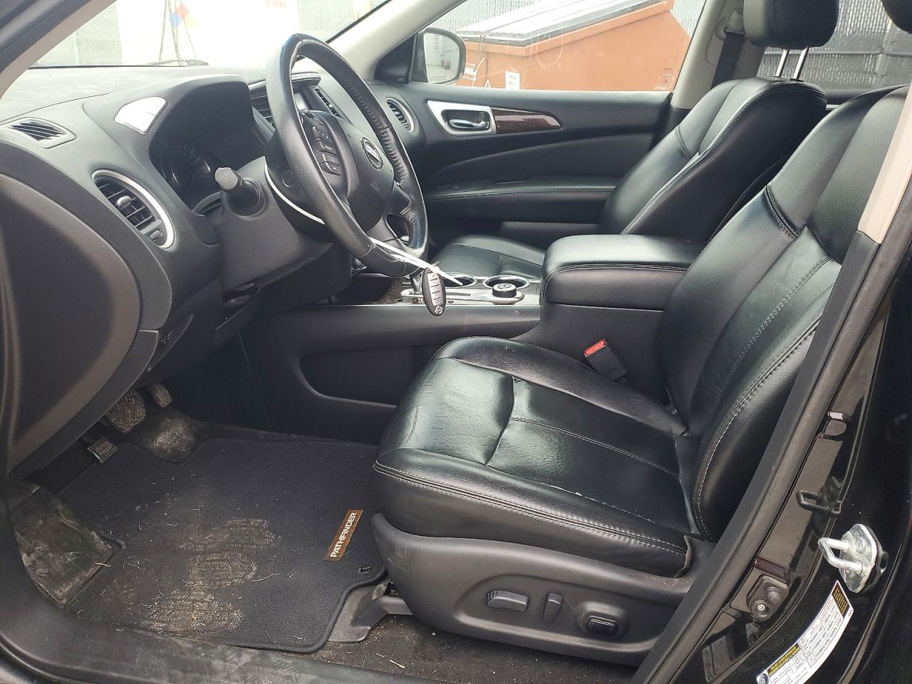2015 Nissan Pathfinder S Black vin: 5N1AR2MM3FC622341