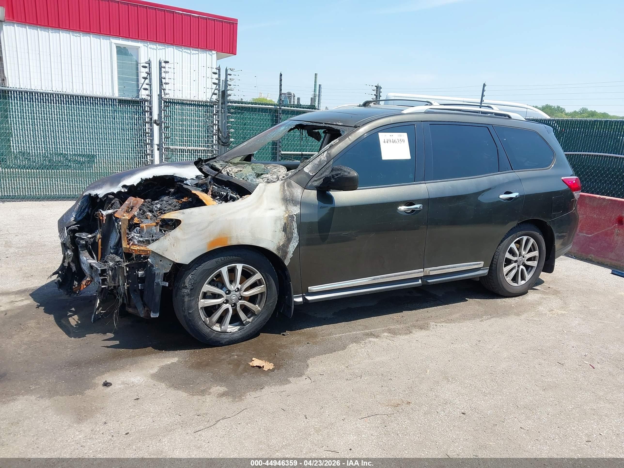 2015 Nissan Pathfinder Sl Black vin: 5N1AR2MM3FC627958