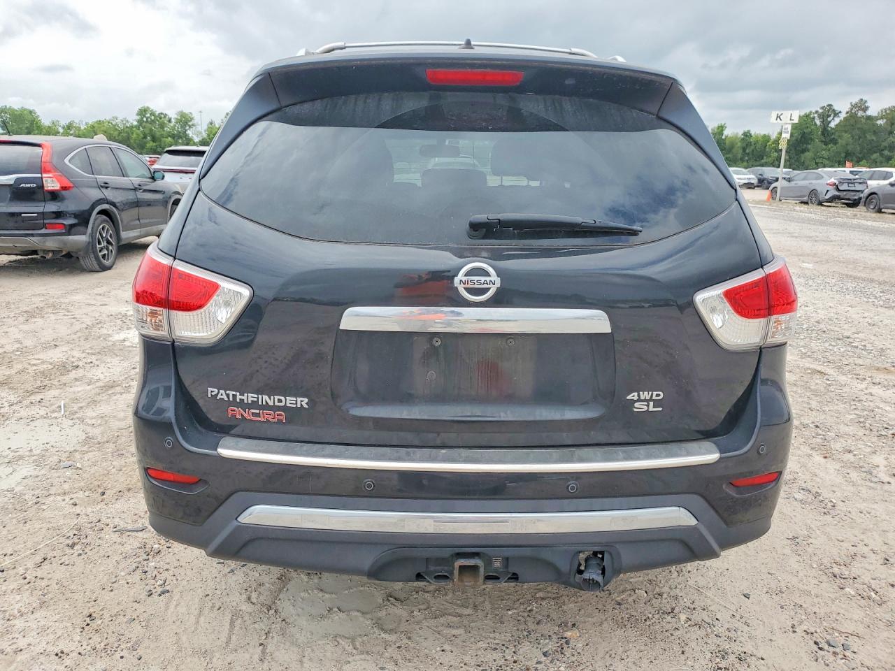 2015 Nissan Pathfinder Sl Black vin: 5N1AR2MM3FC632271