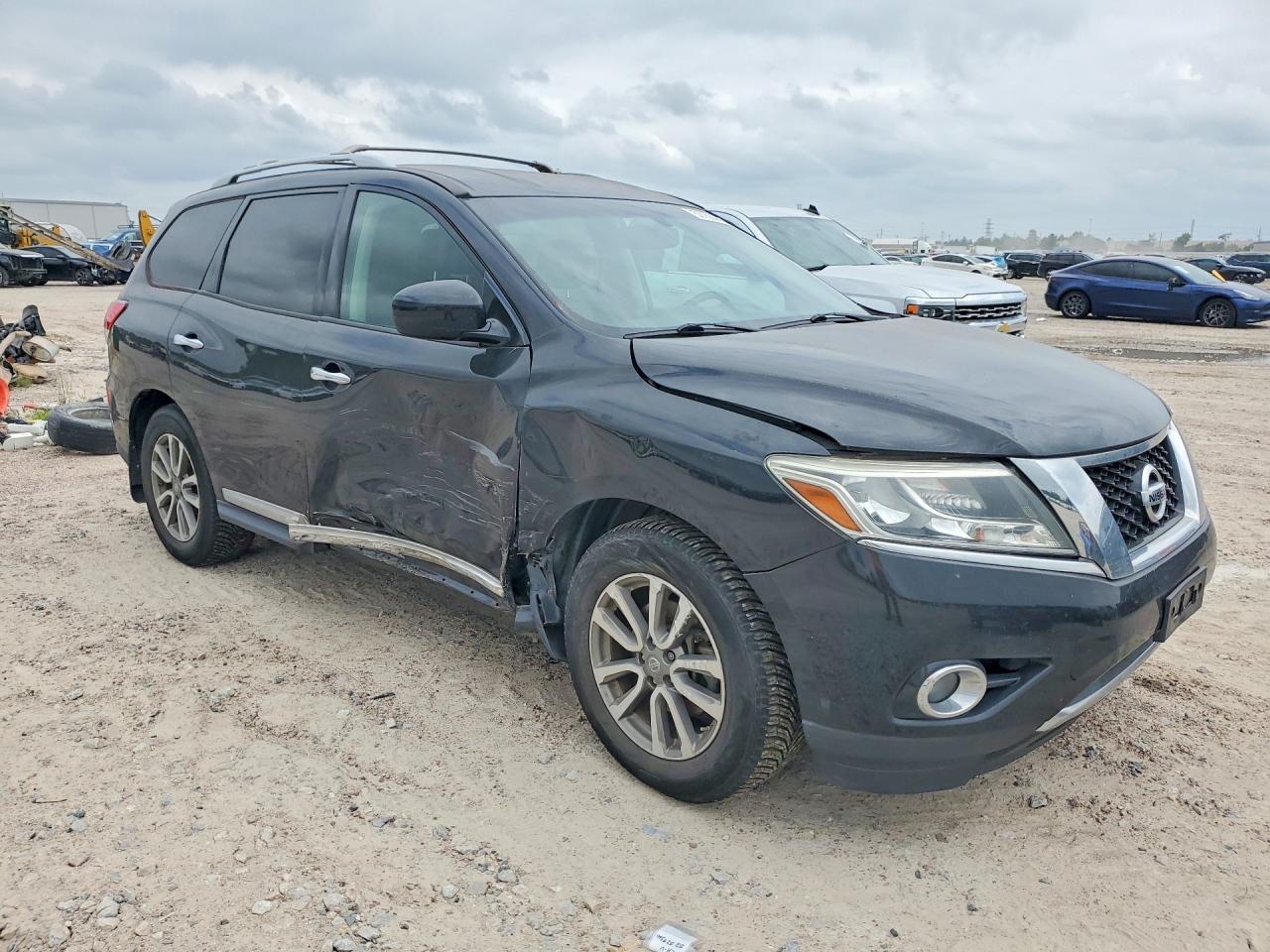 2015 Nissan Pathfinder Sl Black vin: 5N1AR2MM3FC632271