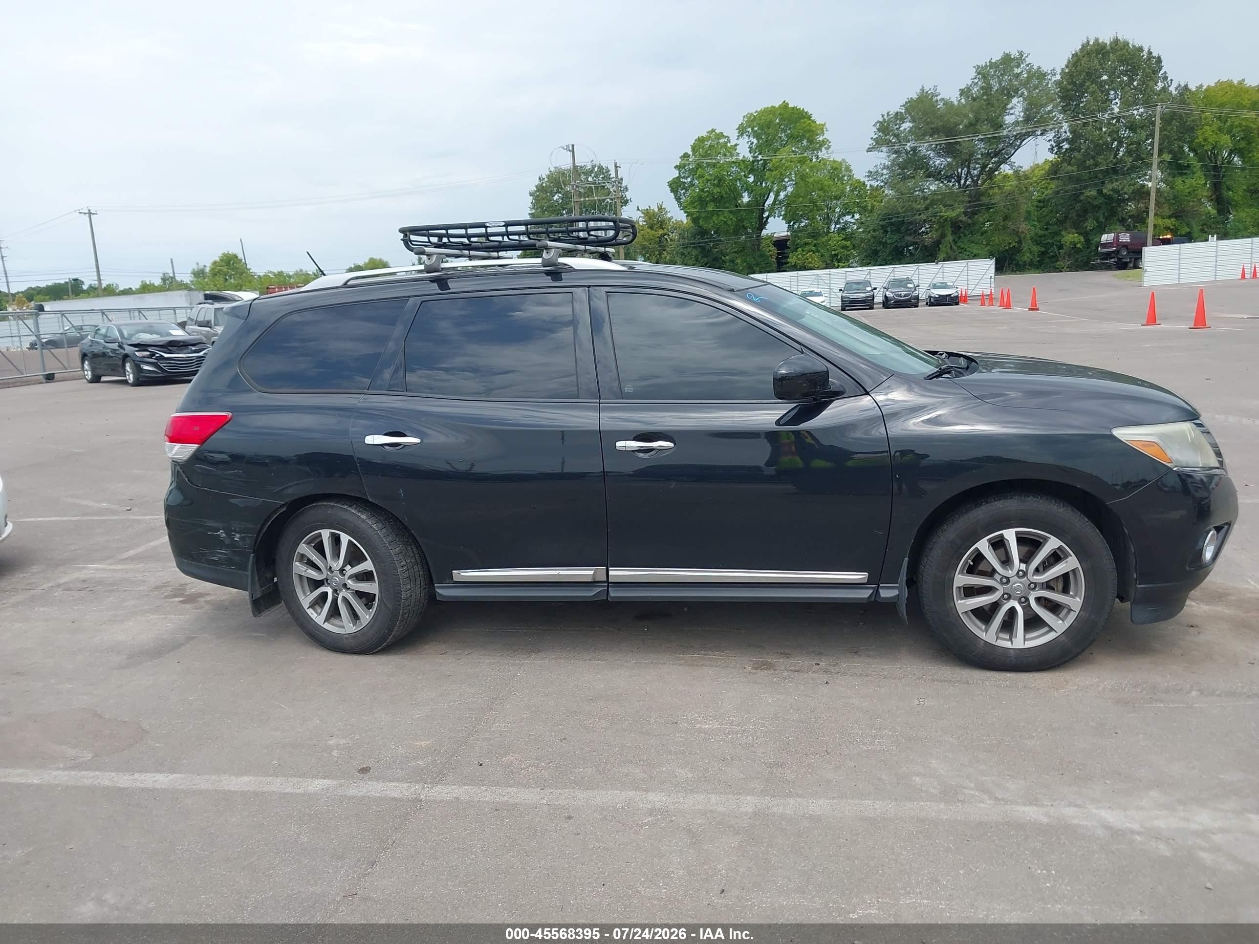 2015 Nissan Pathfinder Sl Black vin: 5N1AR2MM3FC632285