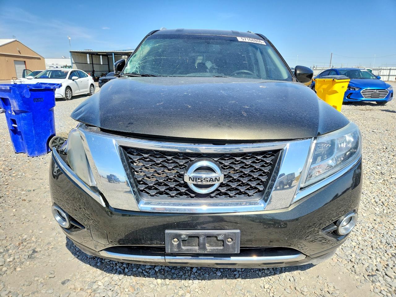 2015 Nissan Pathfinder Sv Green vin: 5N1AR2MM3FC635705
