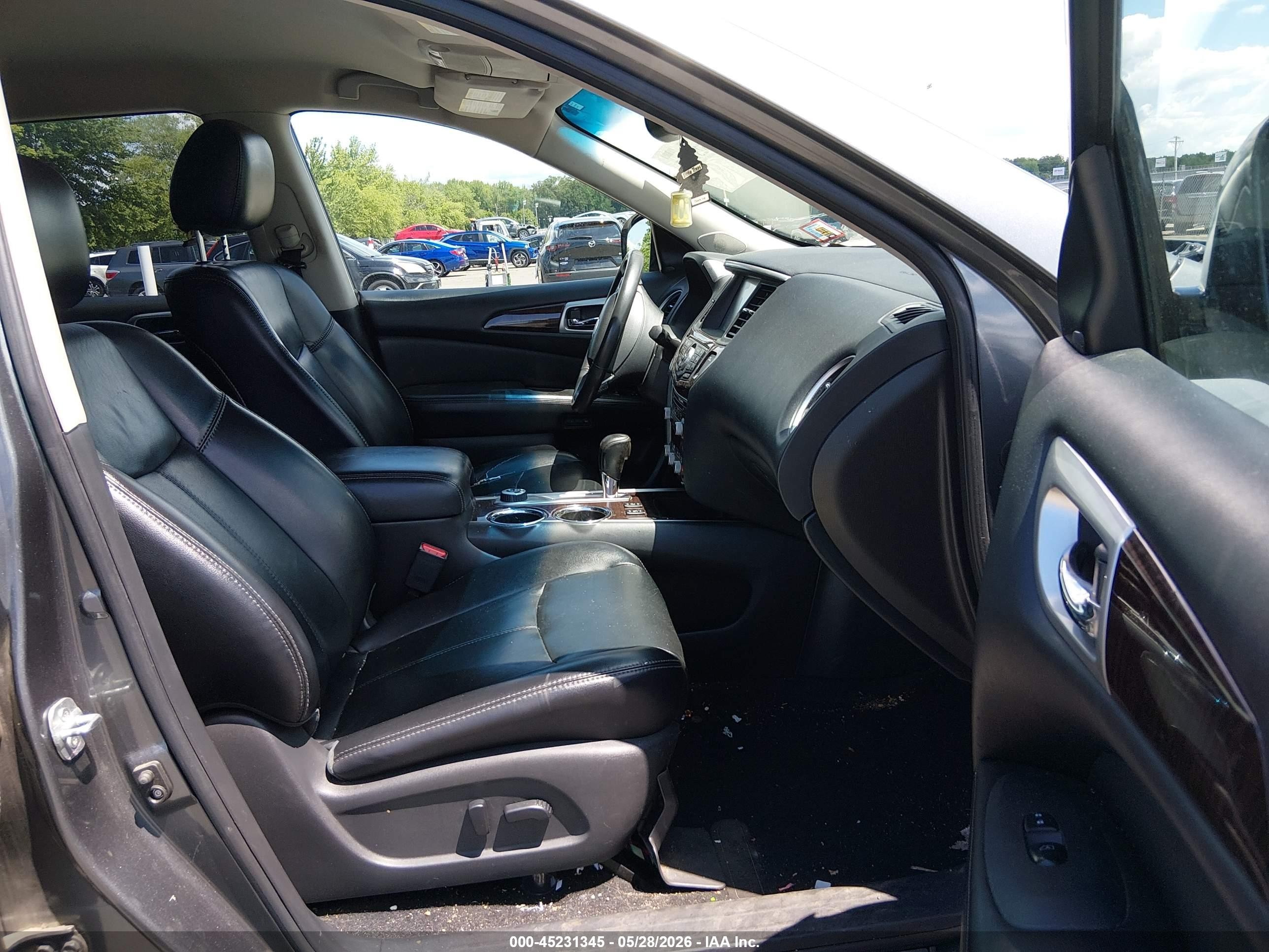 2015 Nissan Pathfinder Sl Серый vin: 5N1AR2MM3FC663312