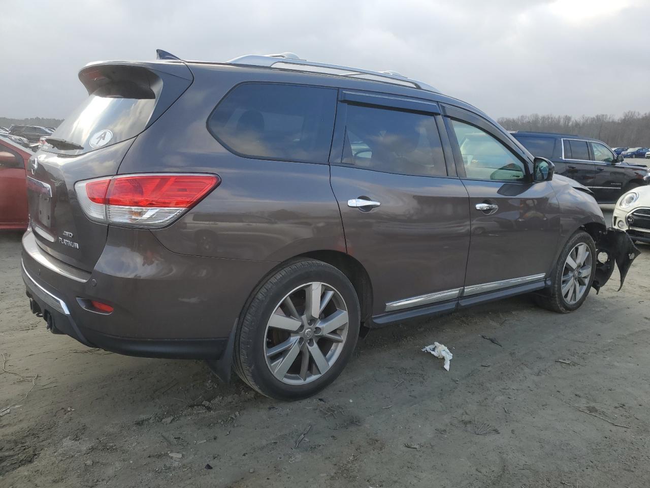 2015 Nissan Pathfinder S Gray vin: 5N1AR2MM3FC684113