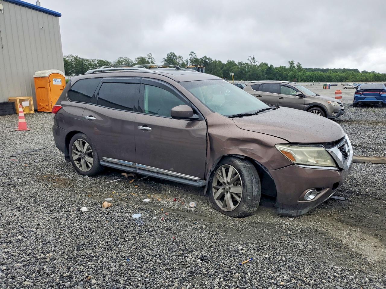 2015 Nissan Pathfinder Charcoal vin: 5N1AR2MM3FC684113