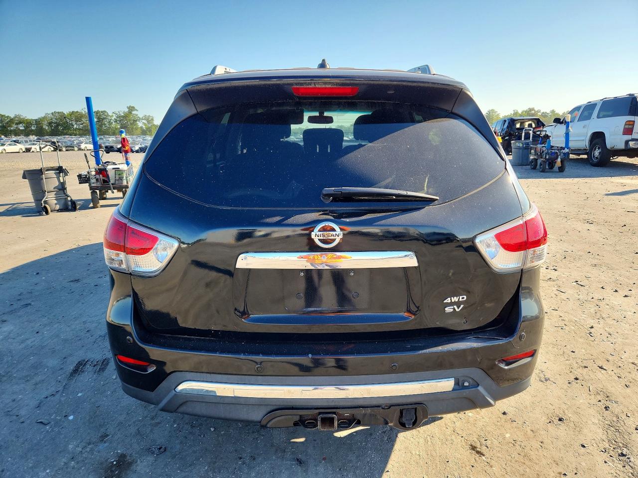 2015 Nissan Pathfinder Sv Black vin: 5N1AR2MM3FC703596