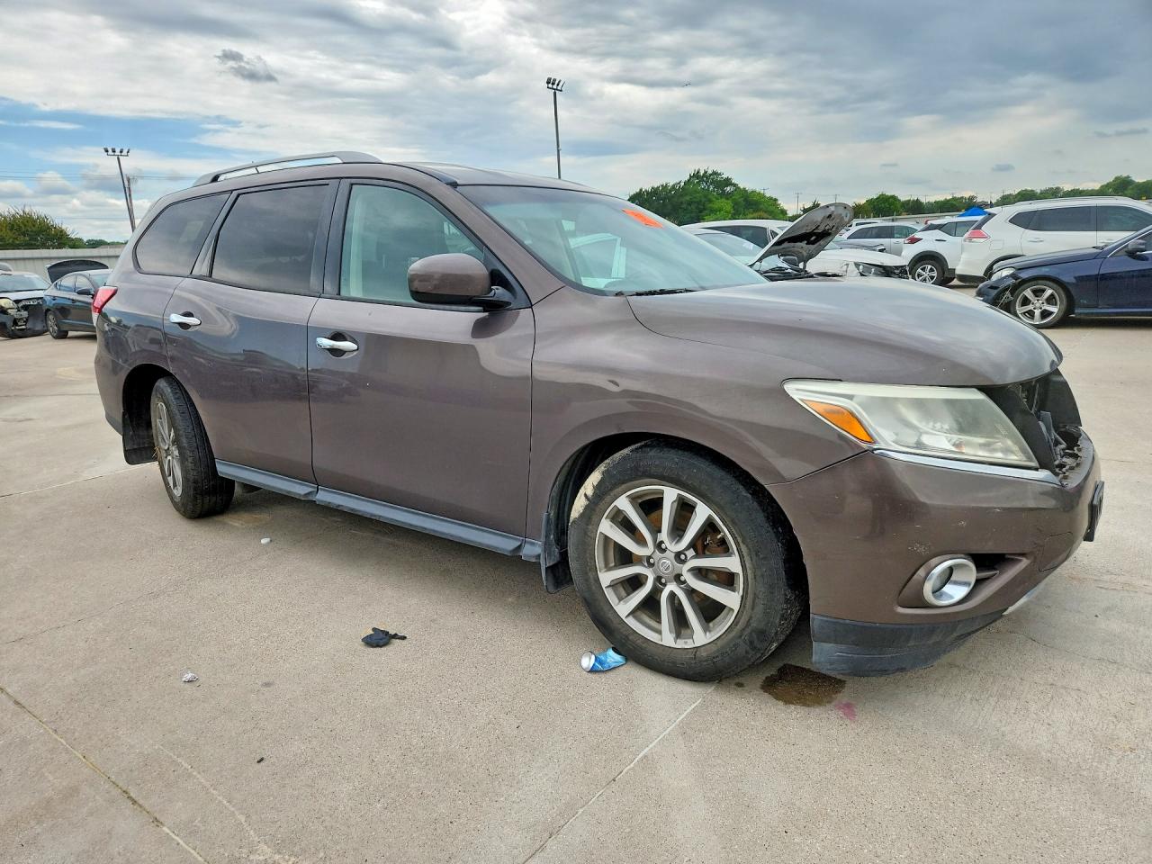 2015 Nissan Pathfinder Sv Tan vin: 5N1AR2MM3FC715988