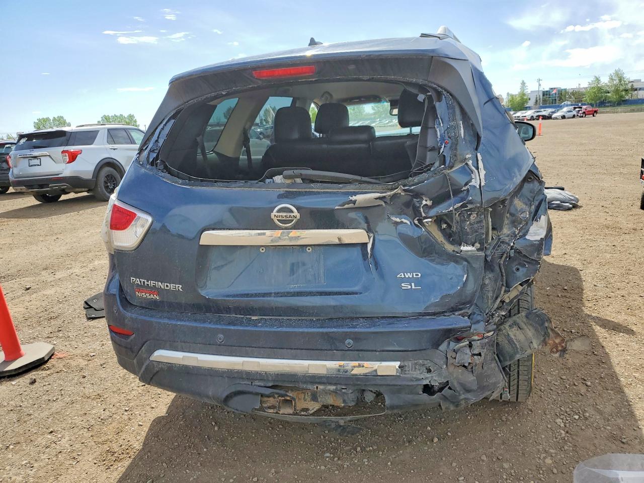 2013 Nissan Pathfinder S Blue vin: 5N1AR2MM4DC601785