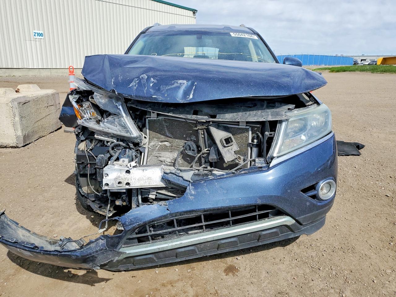 2013 Nissan Pathfinder S Blue vin: 5N1AR2MM4DC601785