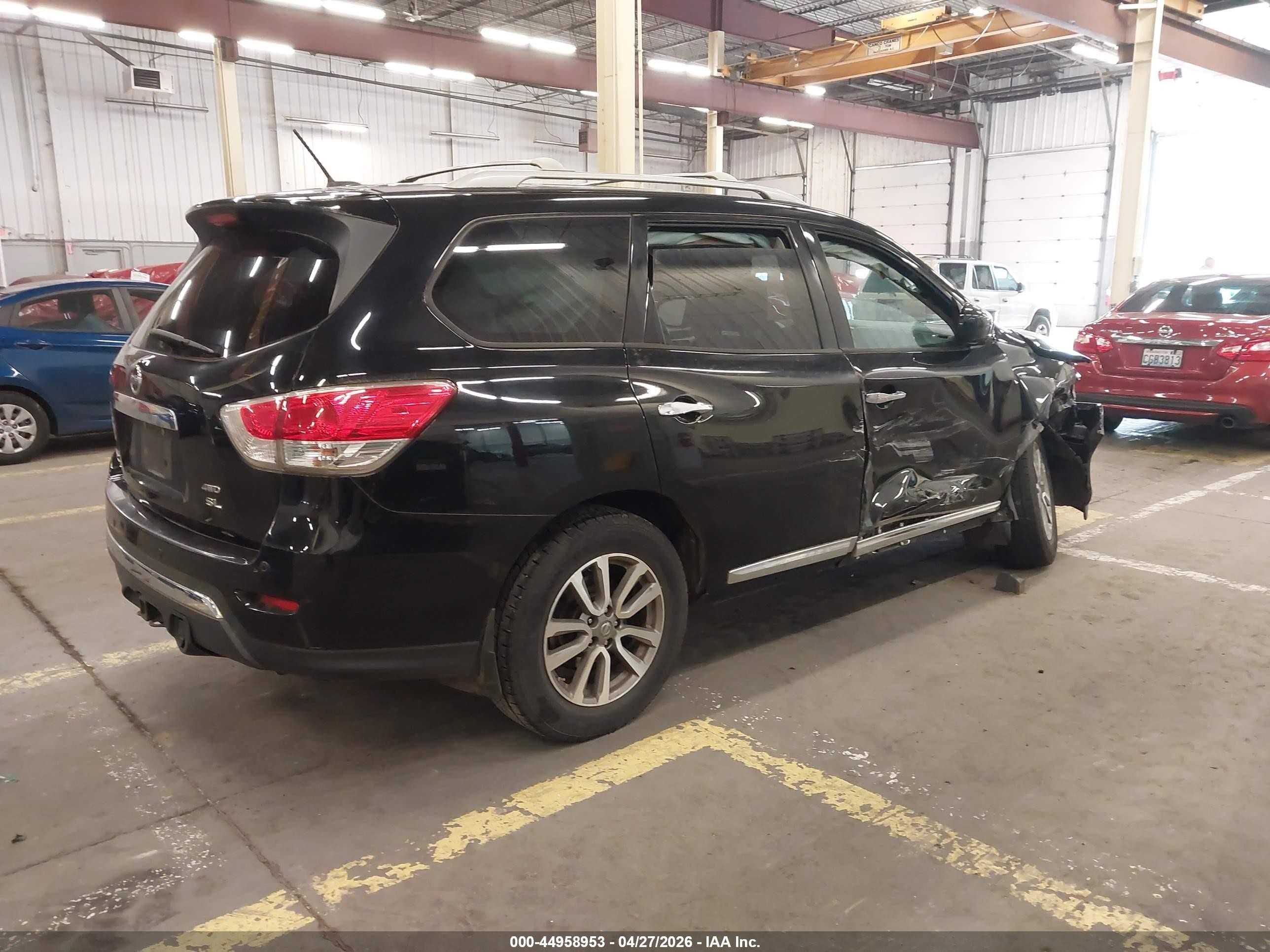 2013 Nissan Pathfinder Sl Черный vin: 5N1AR2MM4DC604993