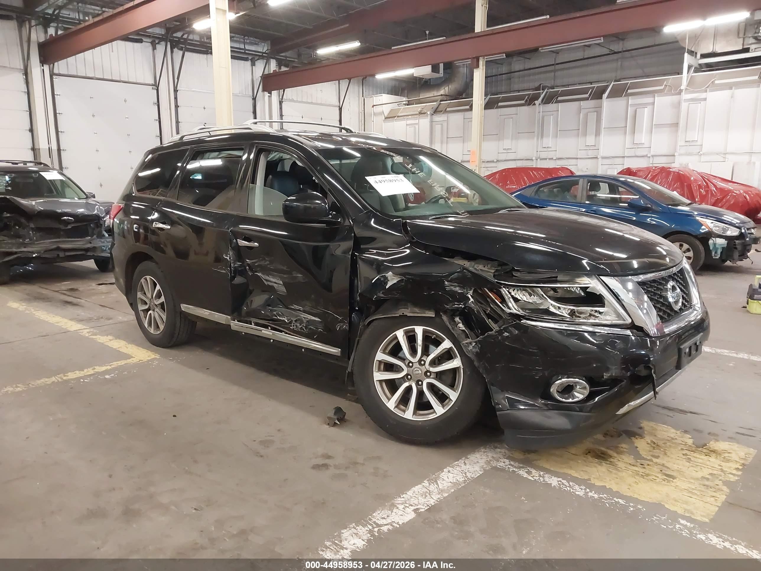 2013 Nissan Pathfinder Sl Черный vin: 5N1AR2MM4DC604993