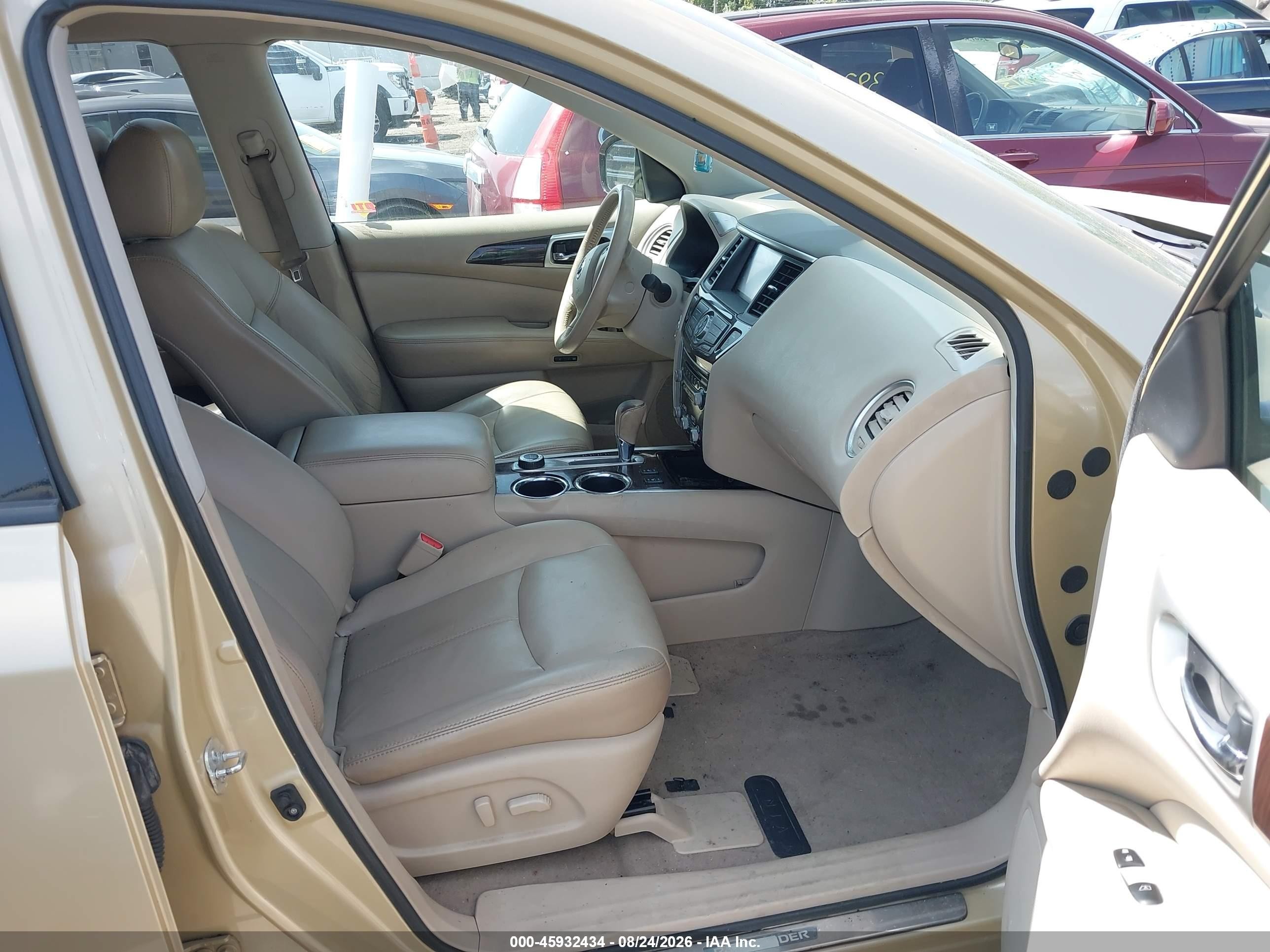 2013 Nissan Pathfinder Sl Золотой vin: 5N1AR2MM4DC625116
