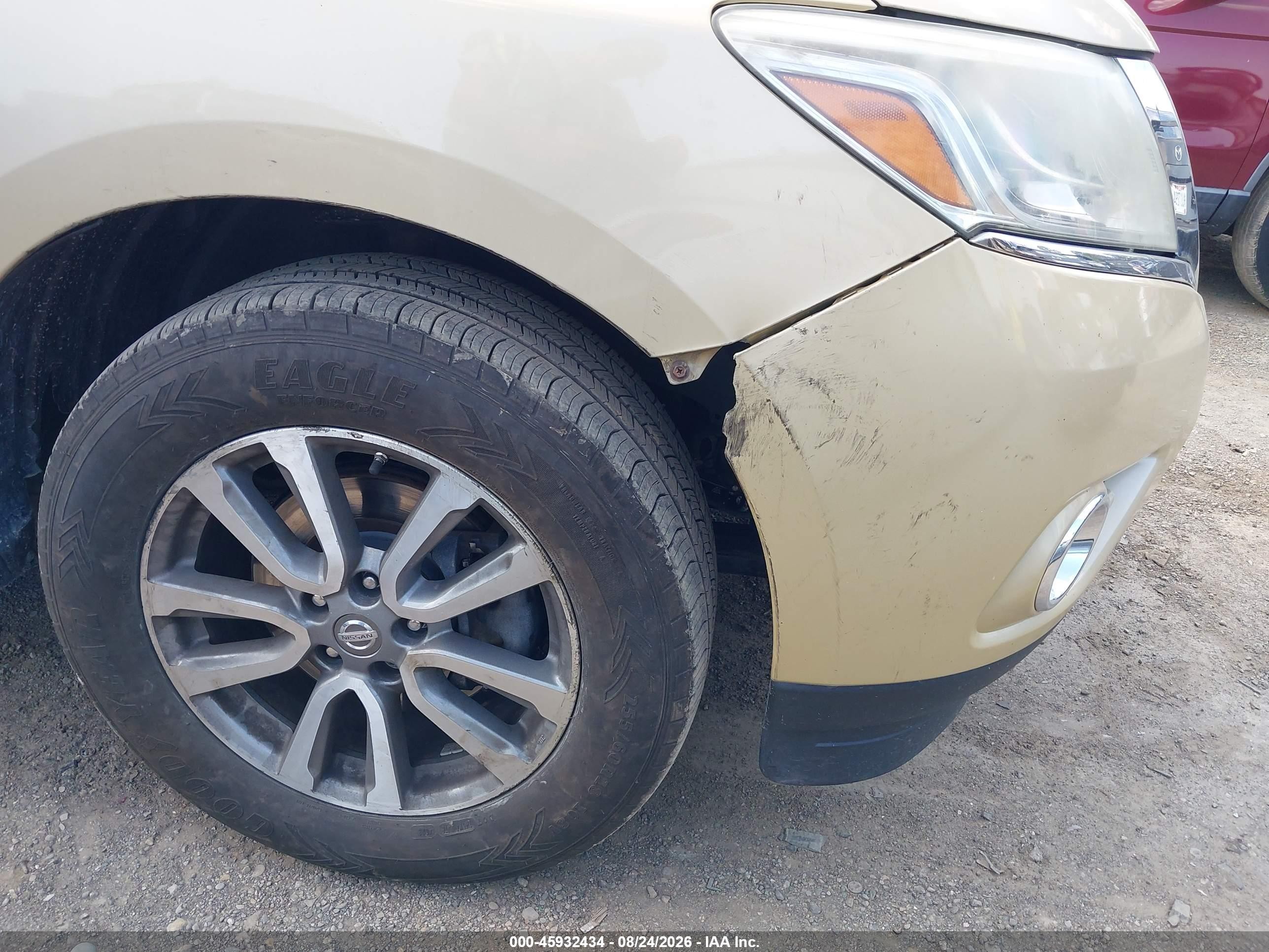 2013 Nissan Pathfinder Sl Золотой vin: 5N1AR2MM4DC625116