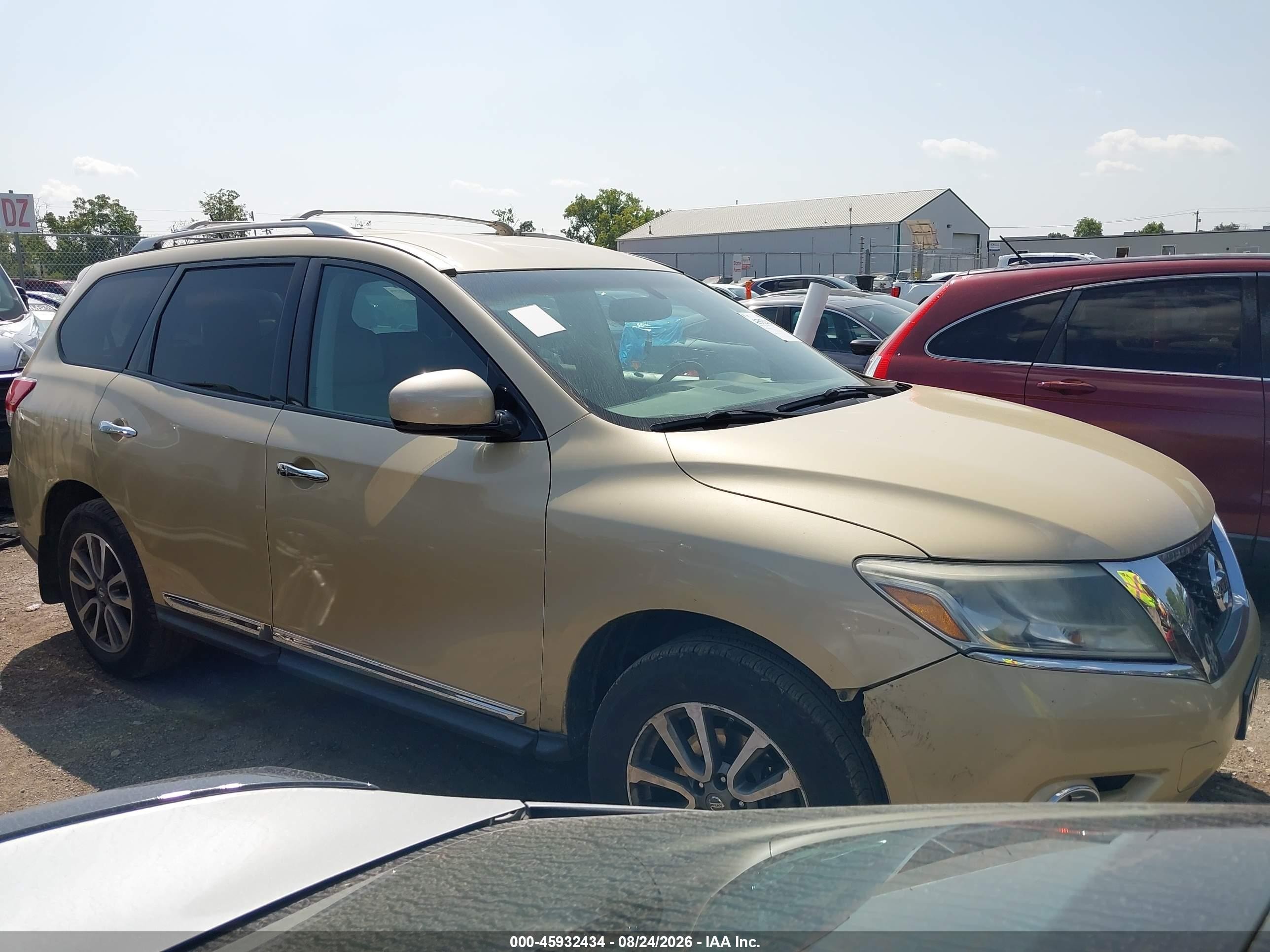 2013 Nissan Pathfinder Sl Gold vin: 5N1AR2MM4DC625116