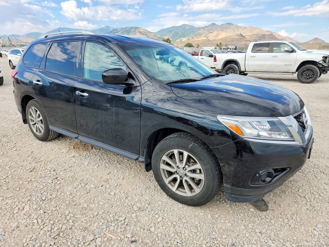 2013 Nissan Pathfinder S Black vin: 5N1AR2MM4DC625892