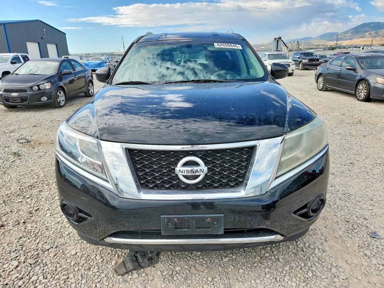 2013 Nissan Pathfinder S Black vin: 5N1AR2MM4DC625892