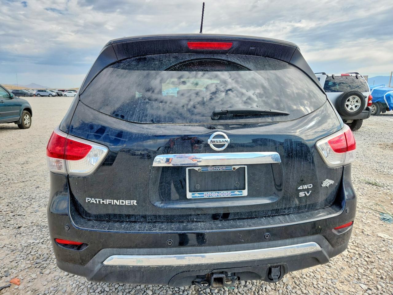 2013 Nissan Pathfinder S Black vin: 5N1AR2MM4DC625892