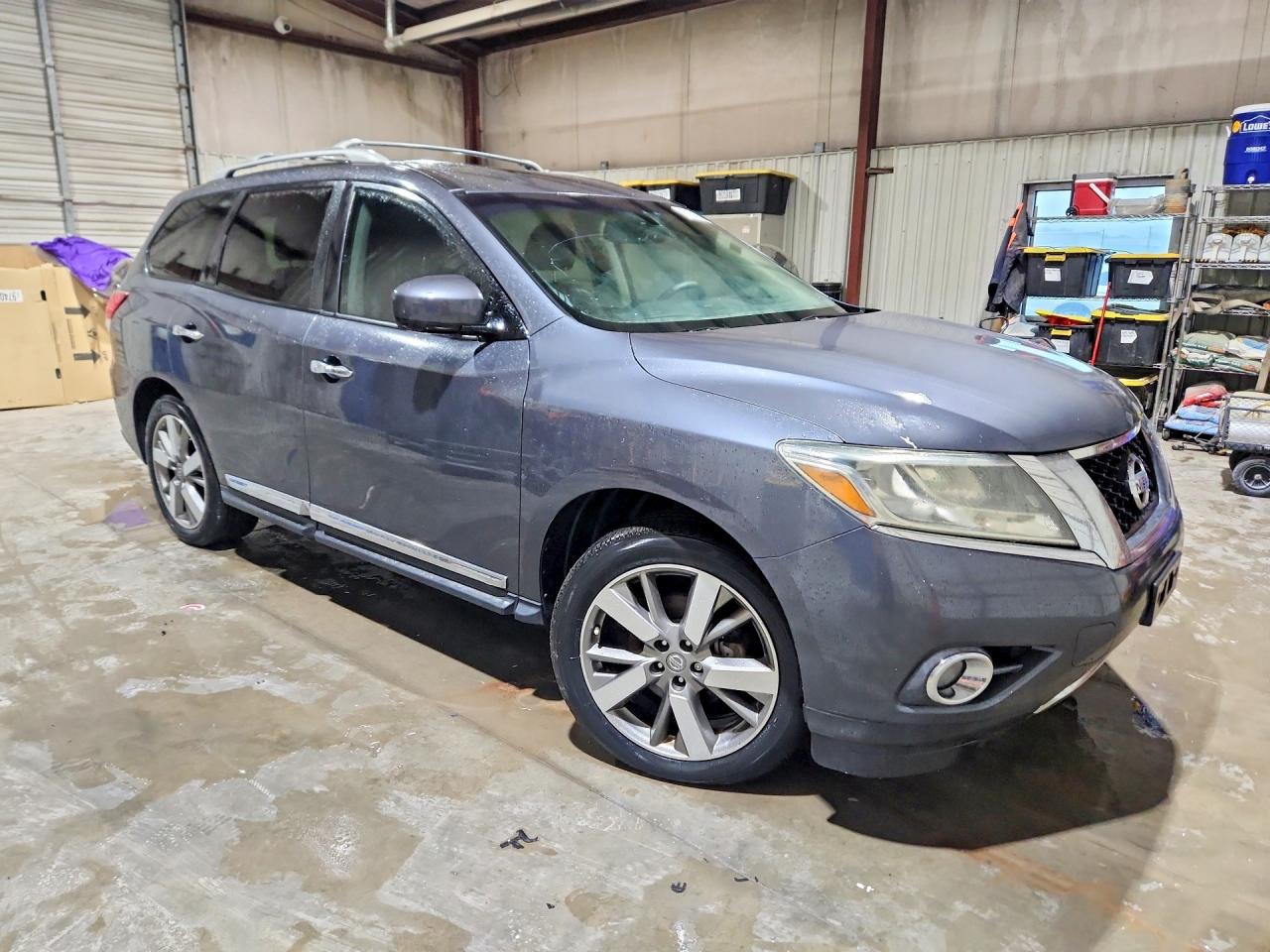 2013 Nissan Pathfinder S Синий vin: 5N1AR2MM4DC627576