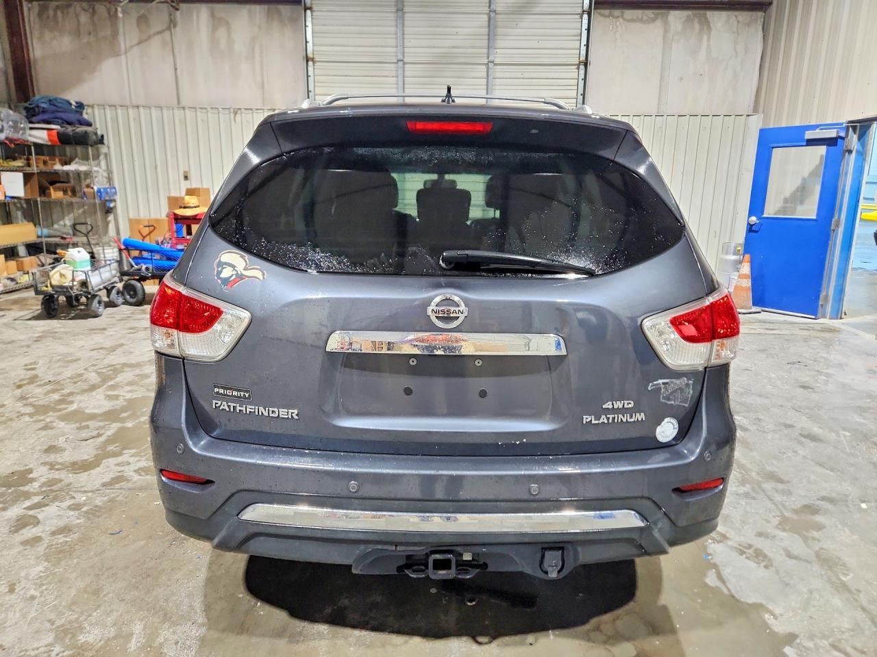 2013 Nissan Pathfinder S Синий vin: 5N1AR2MM4DC627576
