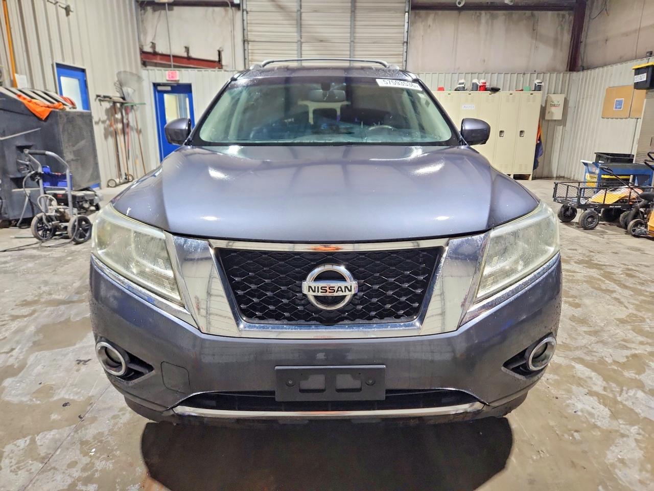 2013 Nissan Pathfinder S Синий vin: 5N1AR2MM4DC627576