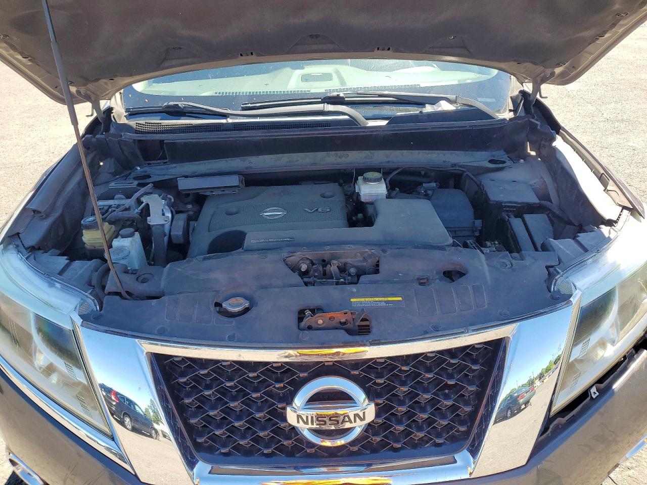 2013 Nissan Pathfinder S Gray vin: 5N1AR2MM4DC632146