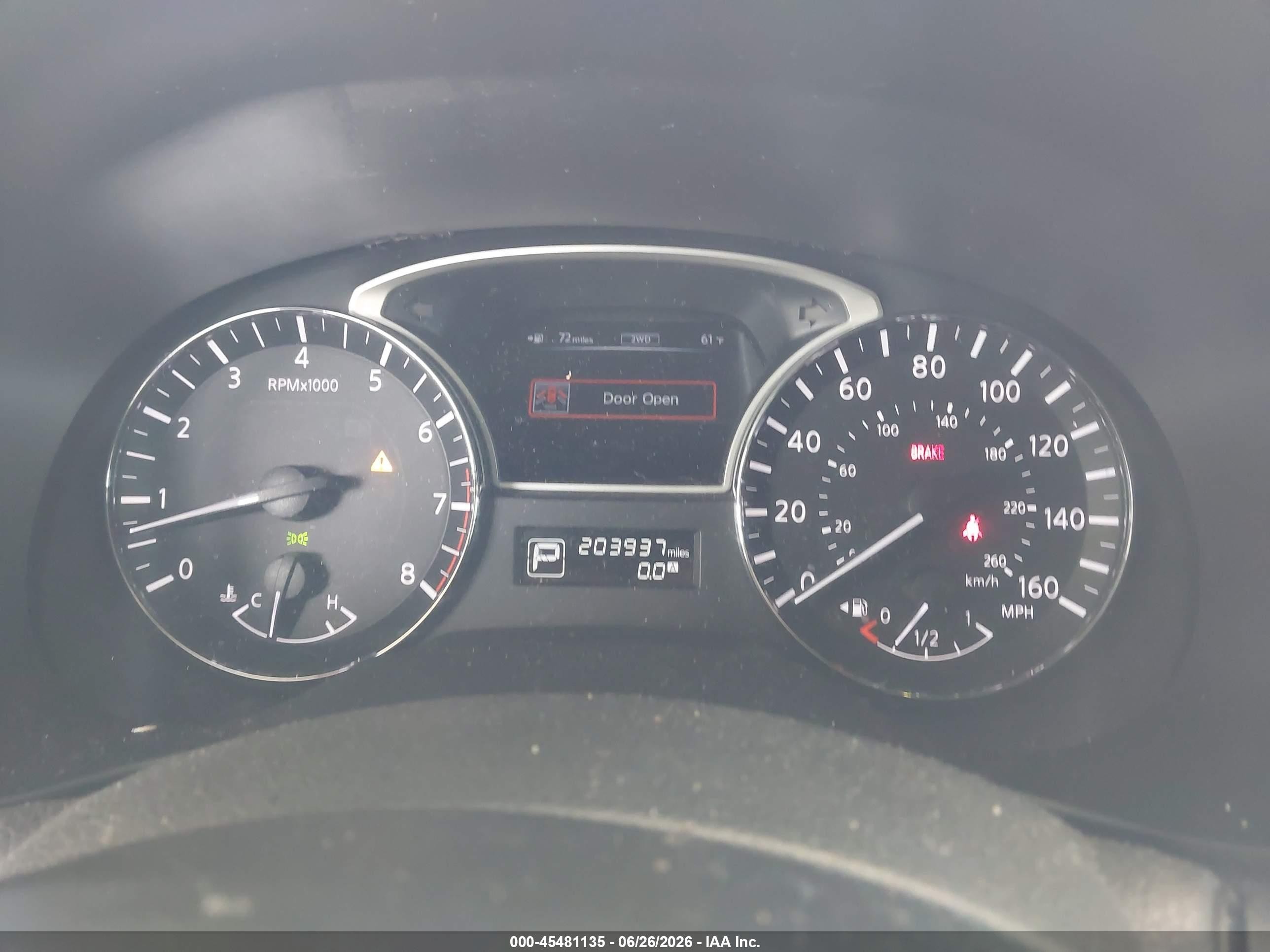 2013 Nissan Pathfinder Sv Gray vin: 5N1AR2MM4DC632812