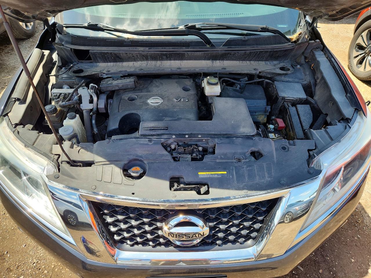 2013 Nissan Pathfinder S Gray vin: 5N1AR2MM4DC643034