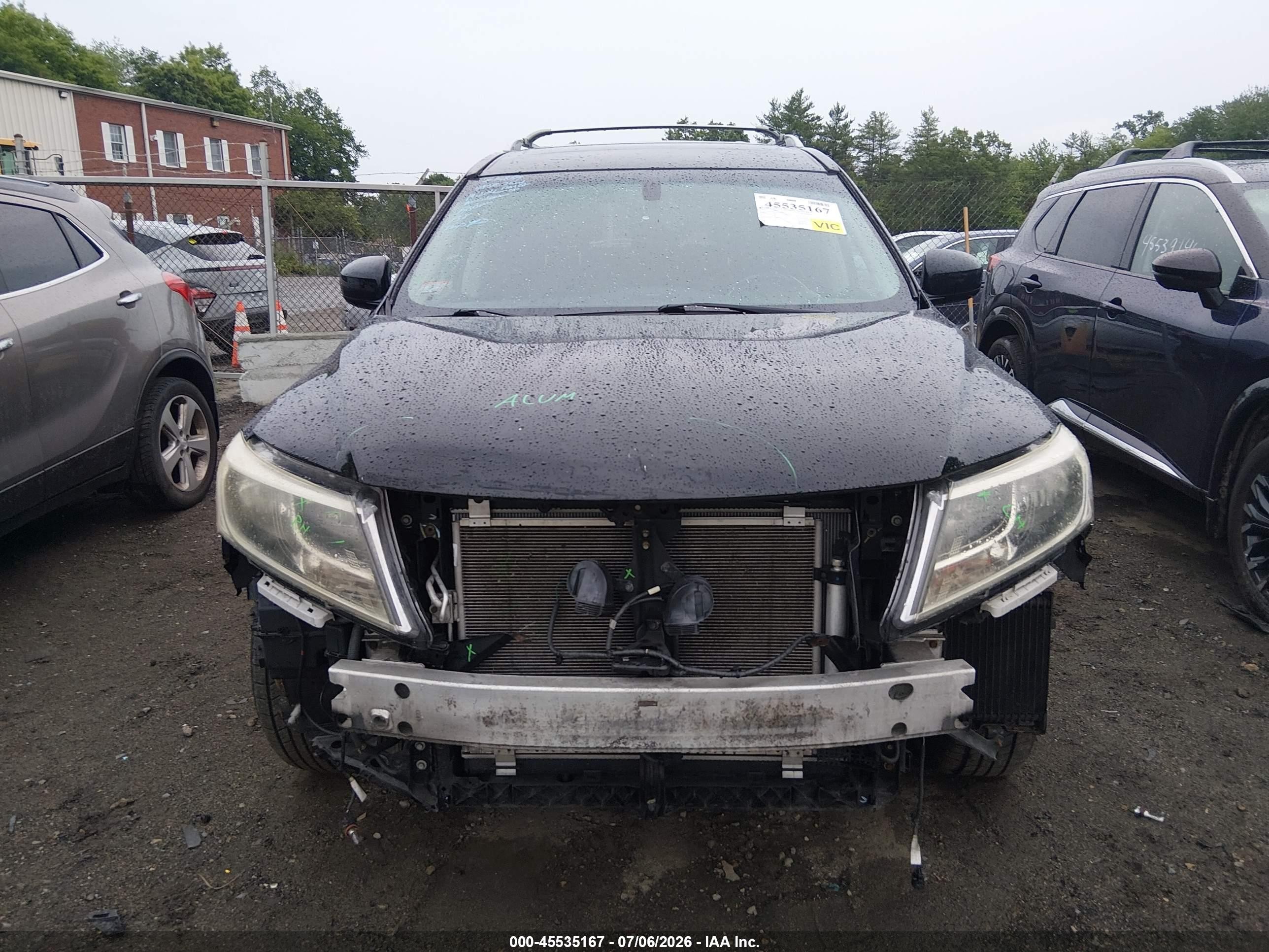 2013 Nissan Pathfinder Sl Black vin: 5N1AR2MM4DC645091