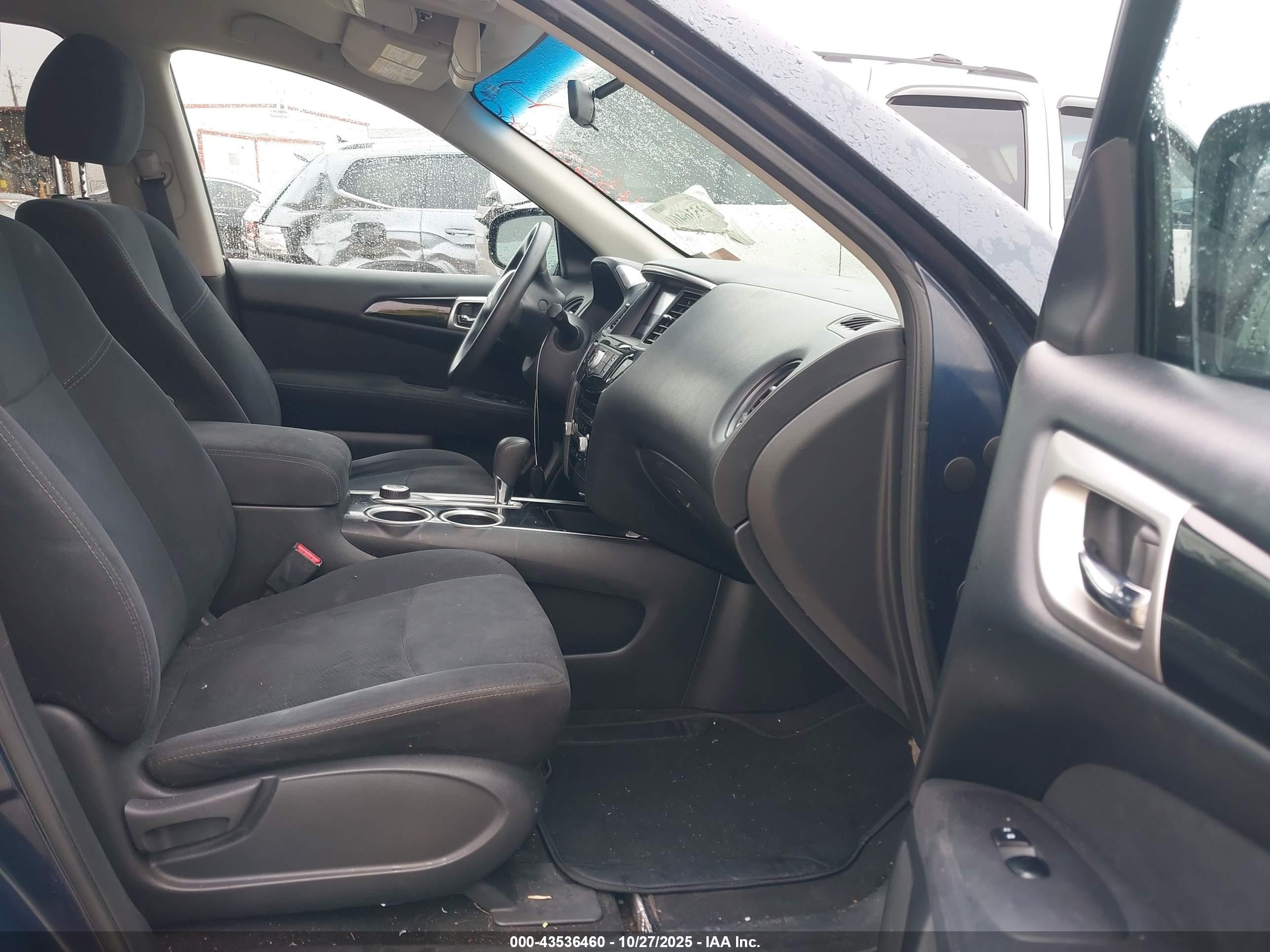 2013 Nissan Pathfinder S Blue vin: 5N1AR2MM4DC659606