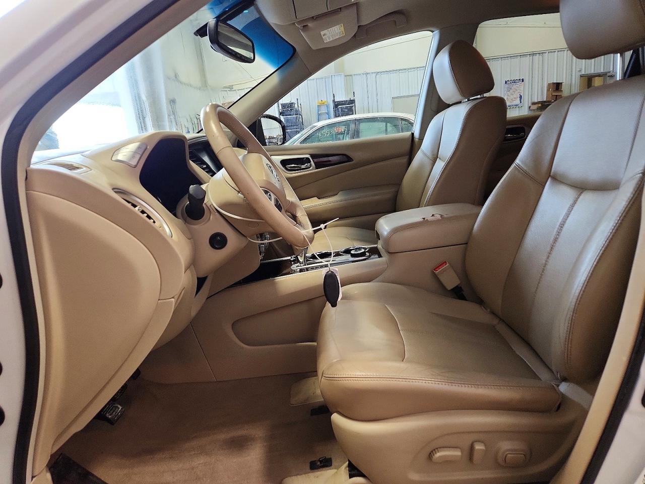 2013 Nissan Pathfinder S White vin: 5N1AR2MM4DC661484