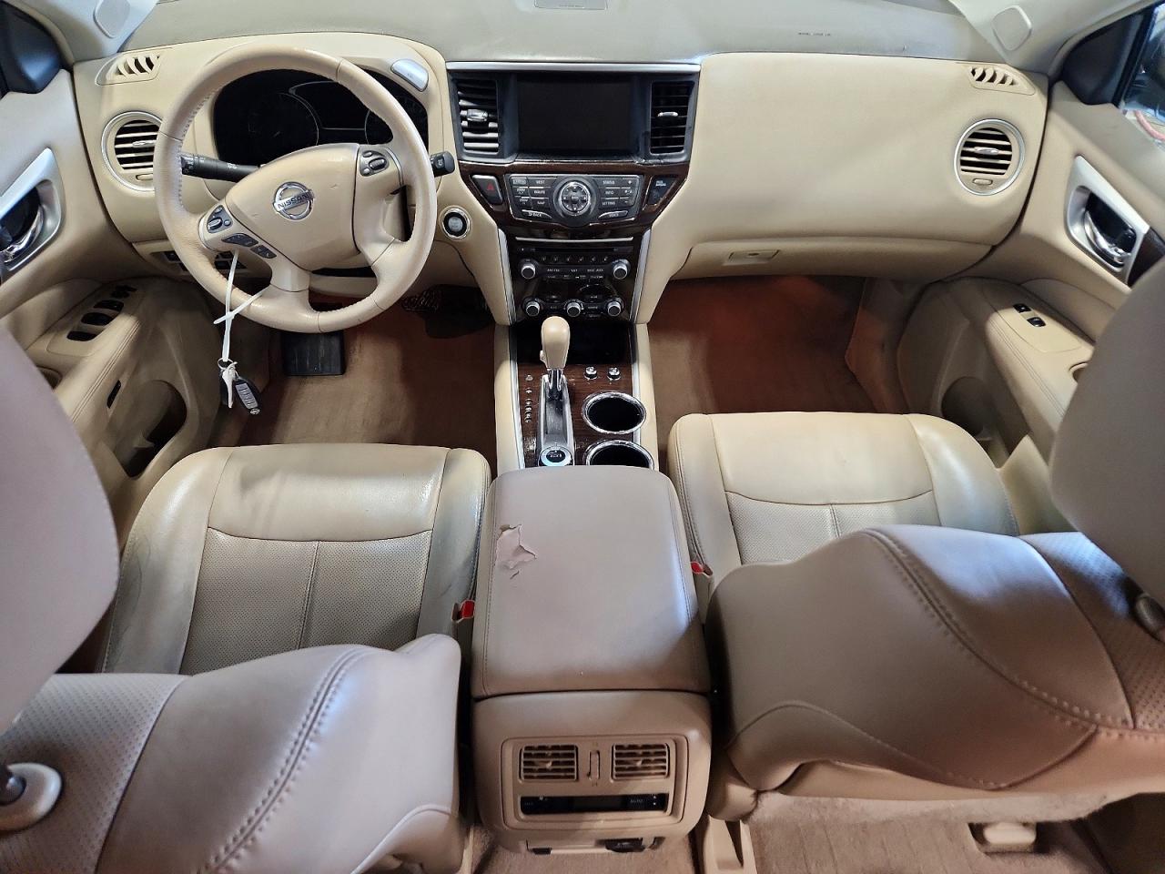 2013 Nissan Pathfinder S White vin: 5N1AR2MM4DC661484