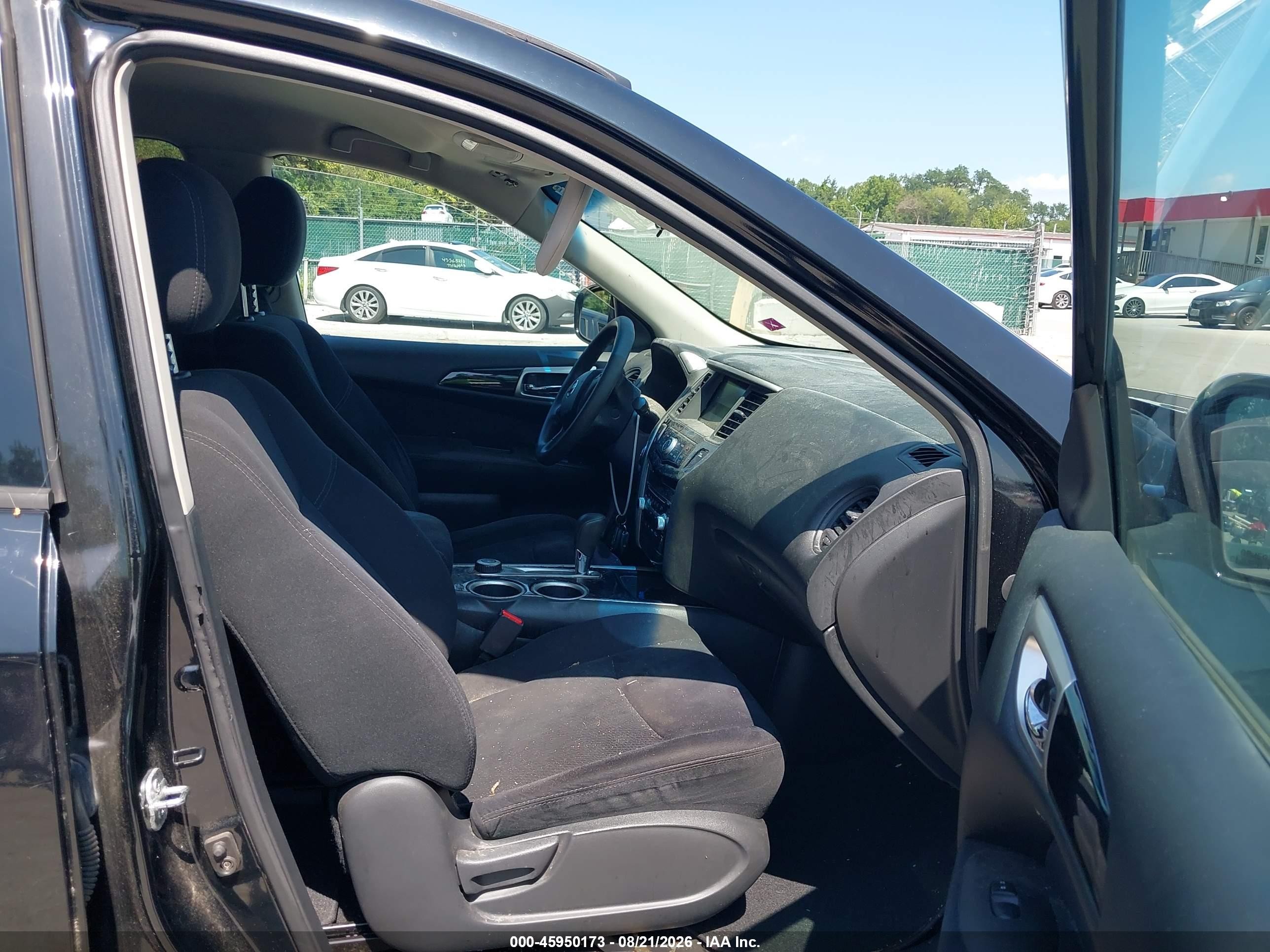 2013 Nissan Pathfinder S Black vin: 5N1AR2MM4DC670010
