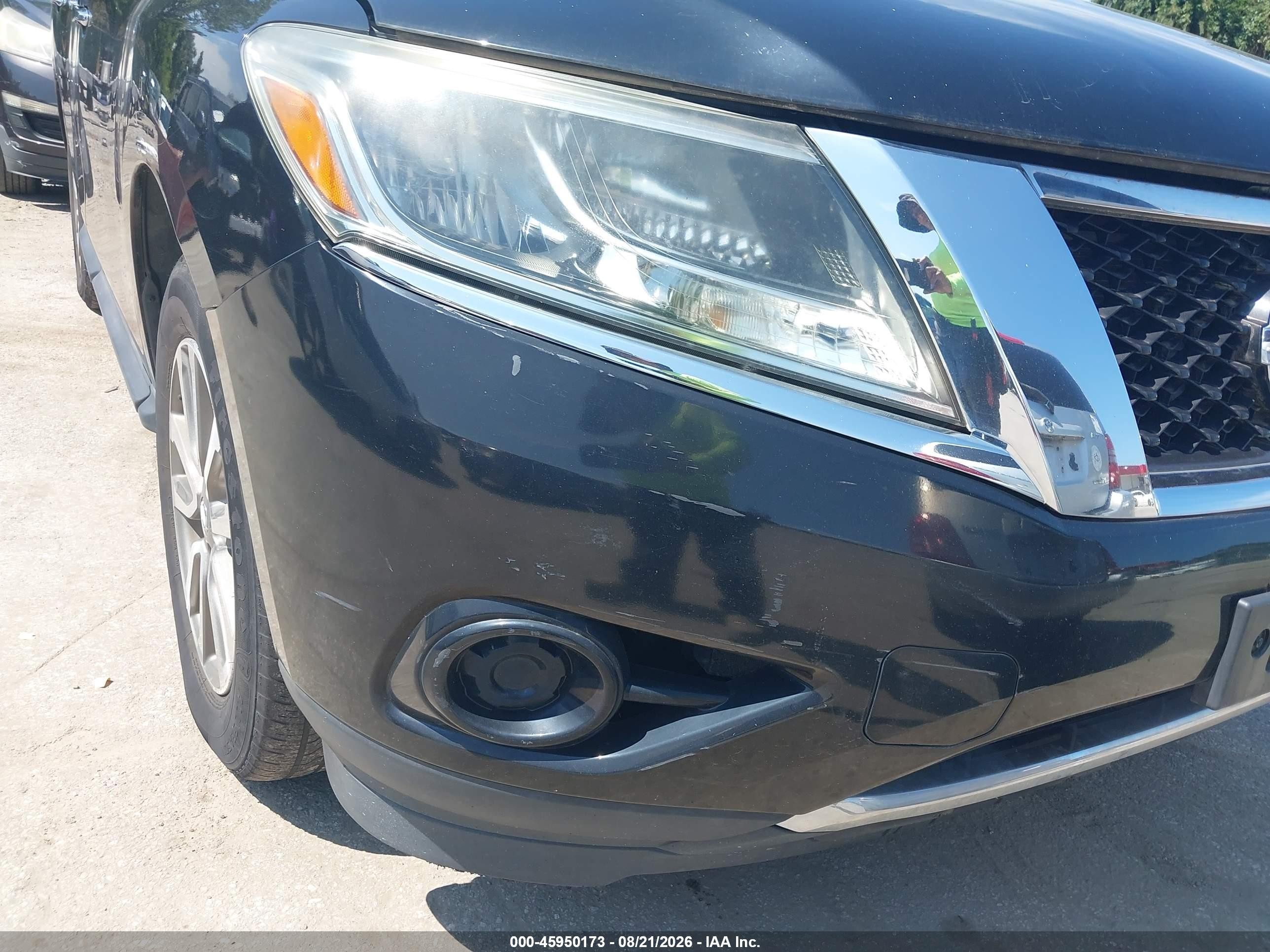 2013 Nissan Pathfinder S Black vin: 5N1AR2MM4DC670010