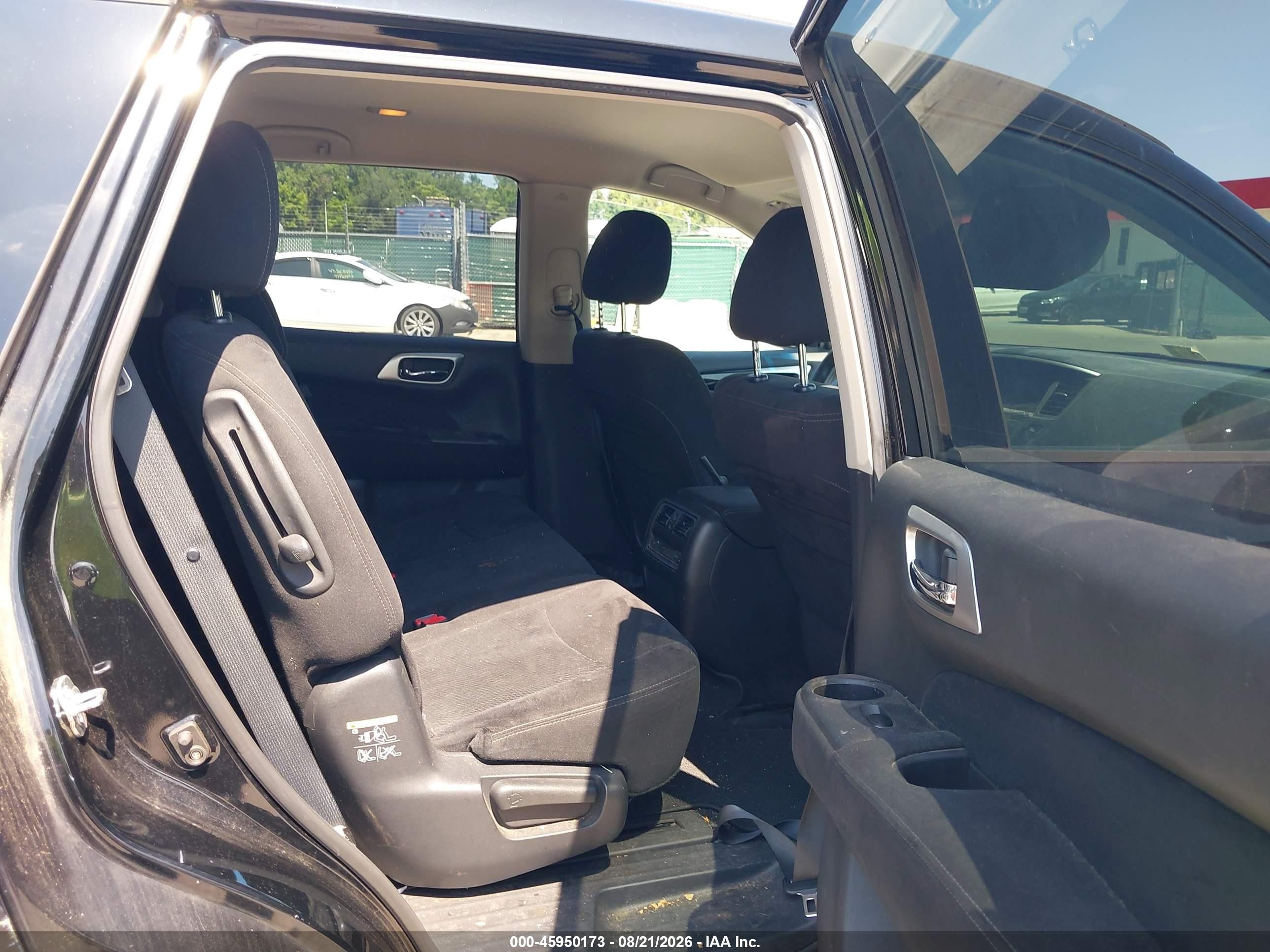 2013 Nissan Pathfinder S Black vin: 5N1AR2MM4DC670010